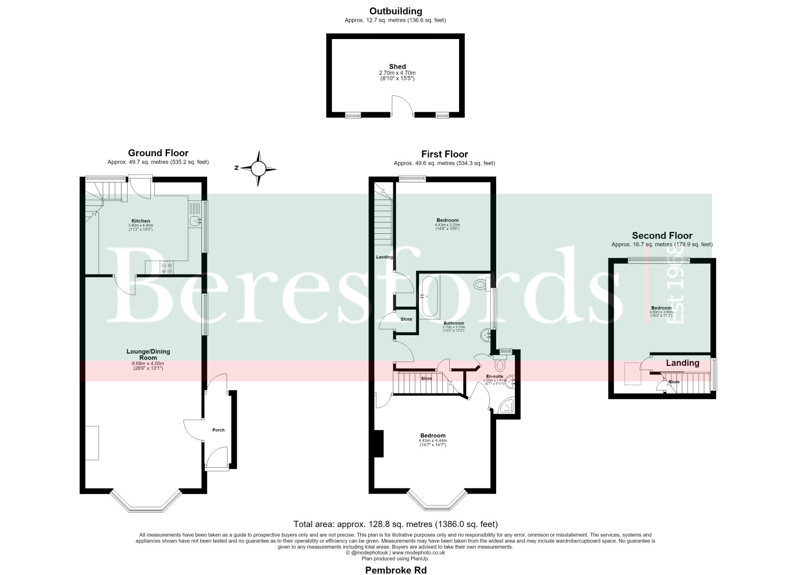162, Pembroke Road, Essex floorplan