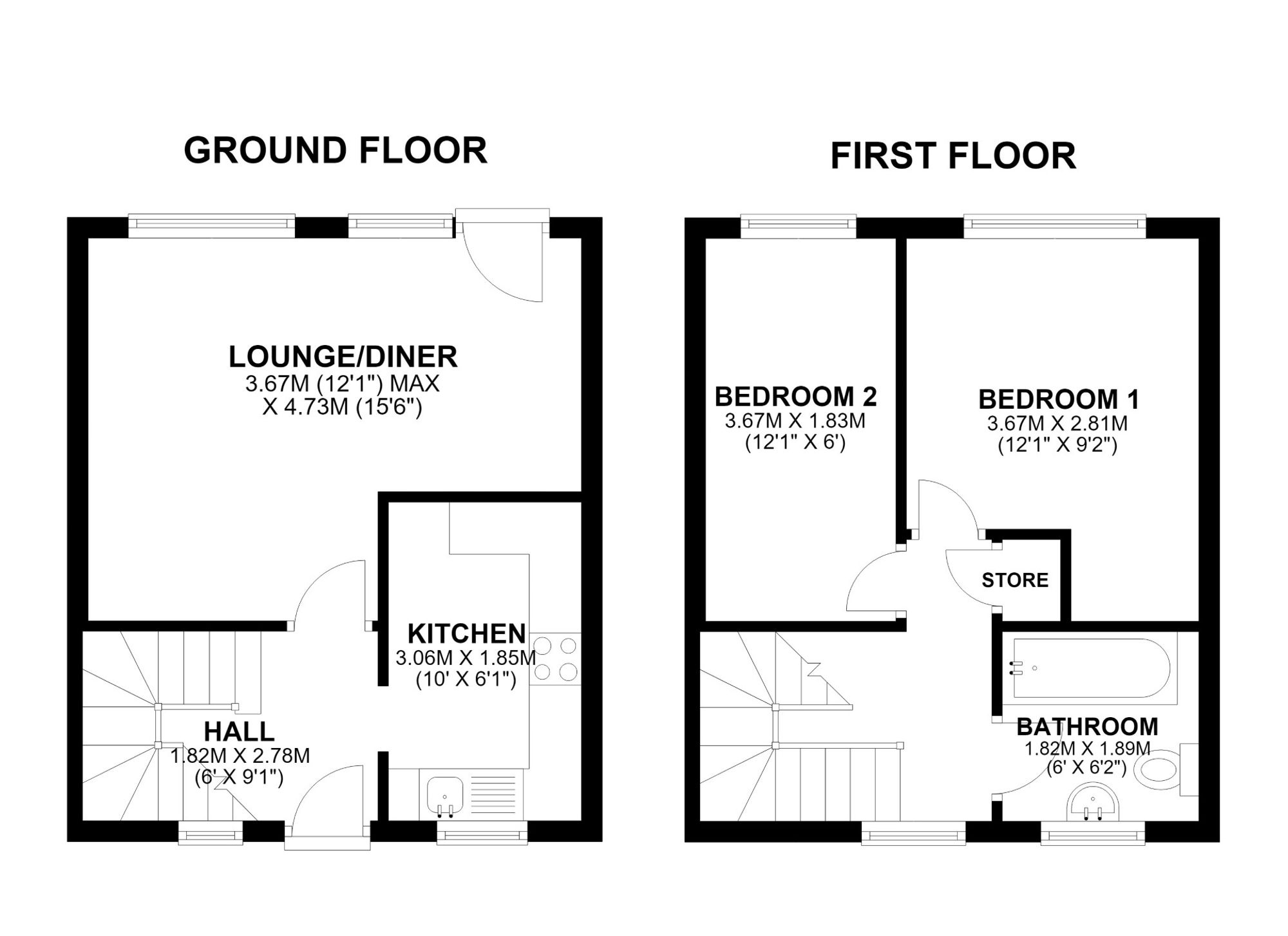 70 St. Michaels Way, Bridgend floorplan
