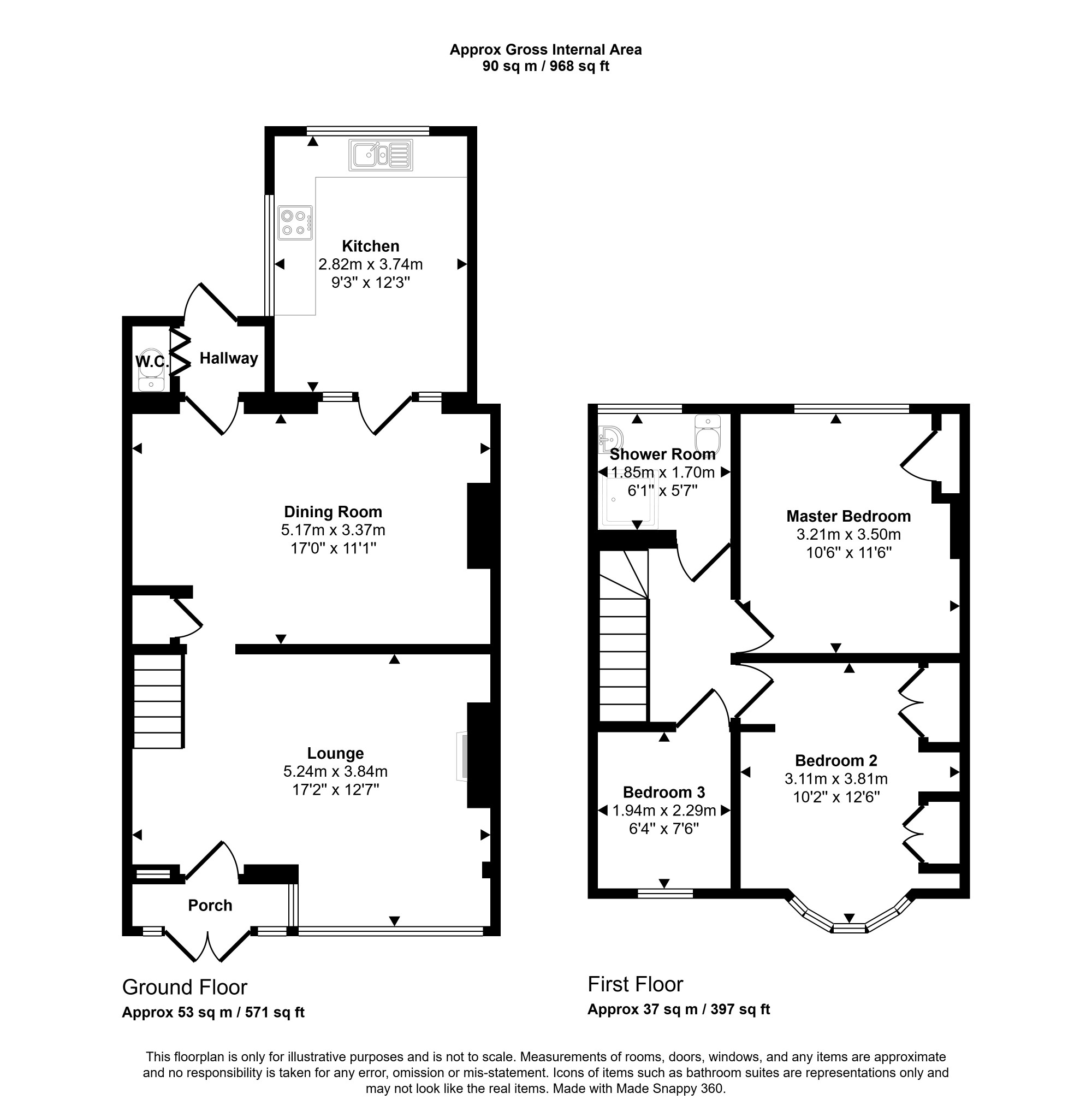 70, Castlemaine Avenue, Gillingham floorplan