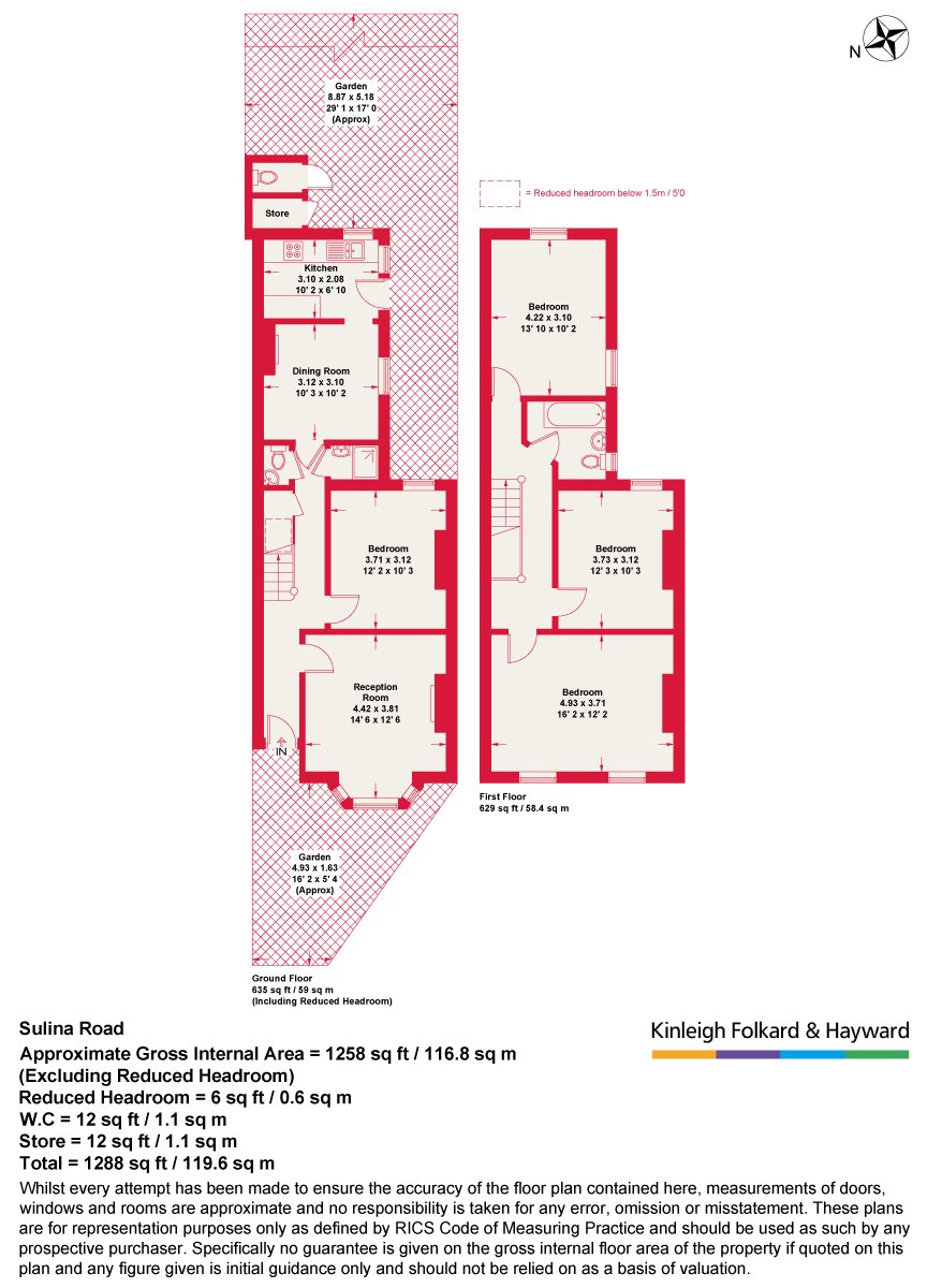 Sulina Road, London floorplan