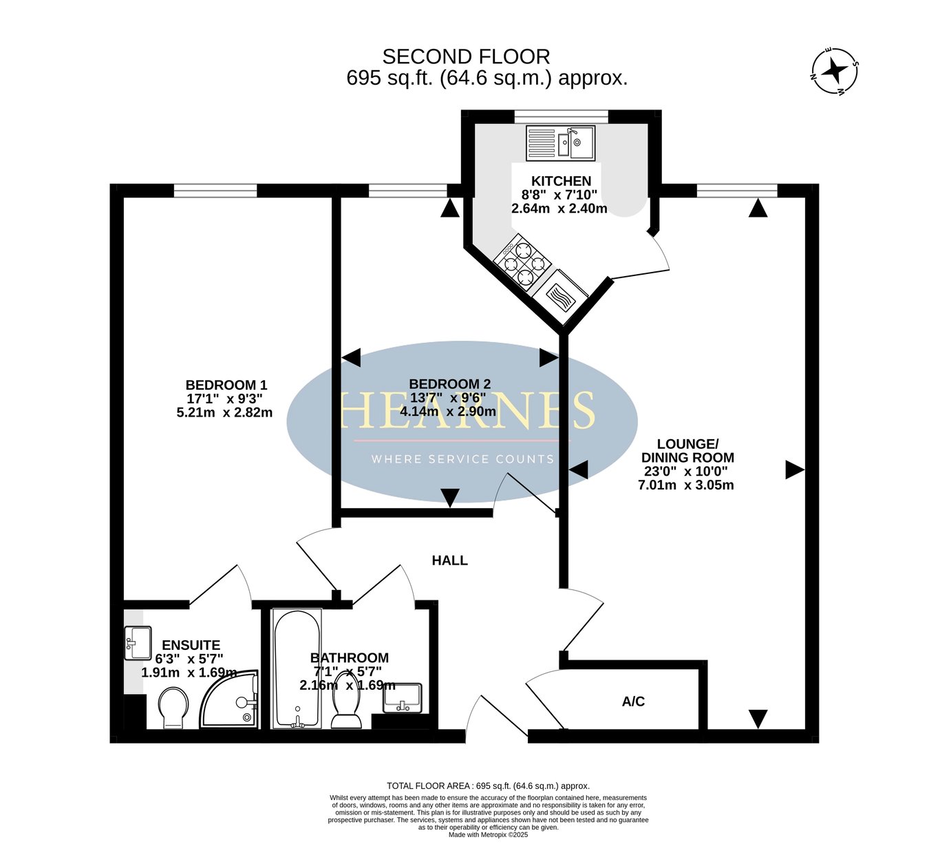 Alexandria Court, Glenmoor Road, Ferndown floorplan