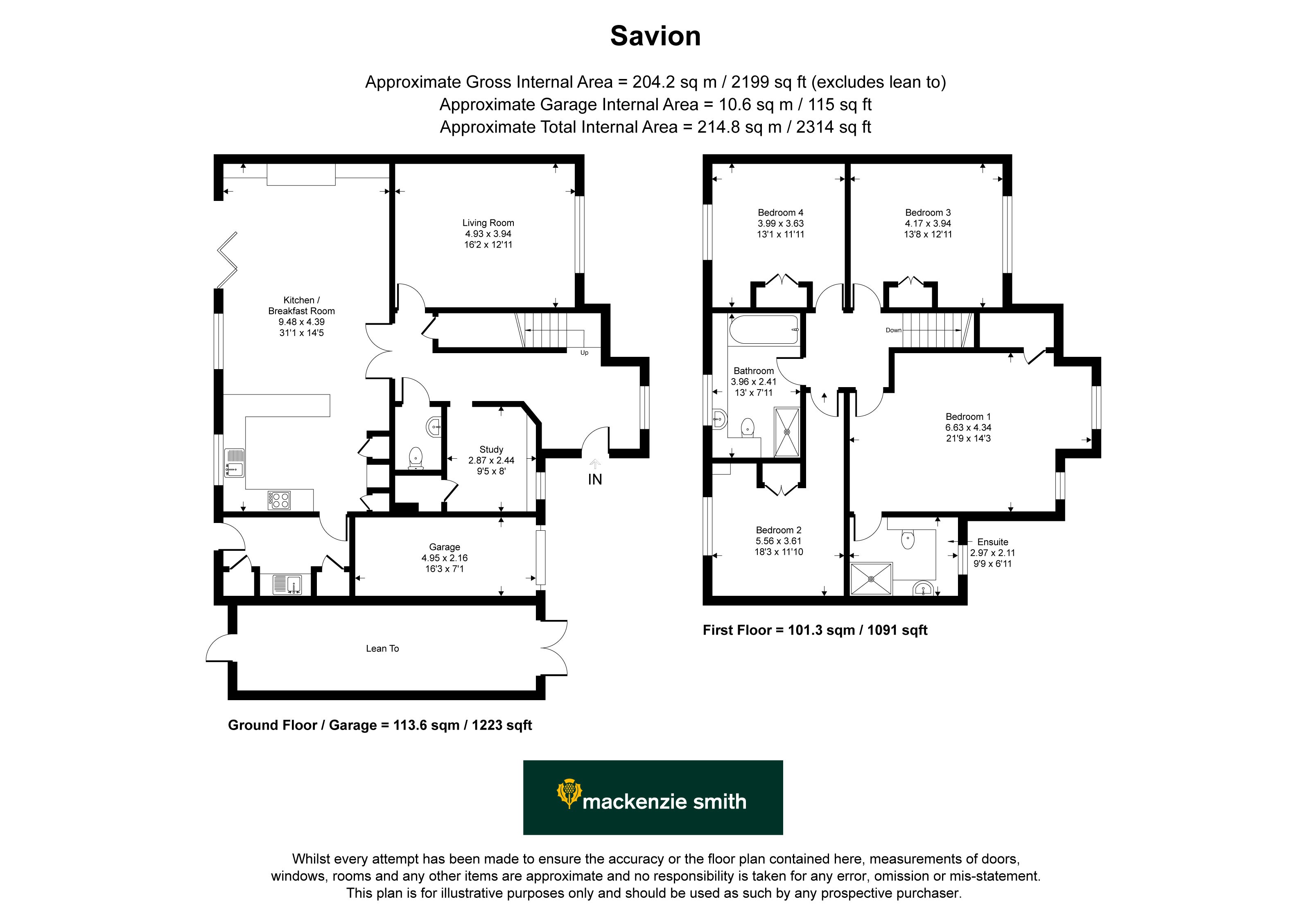 Savion,, Reading Road, Hook floorplan