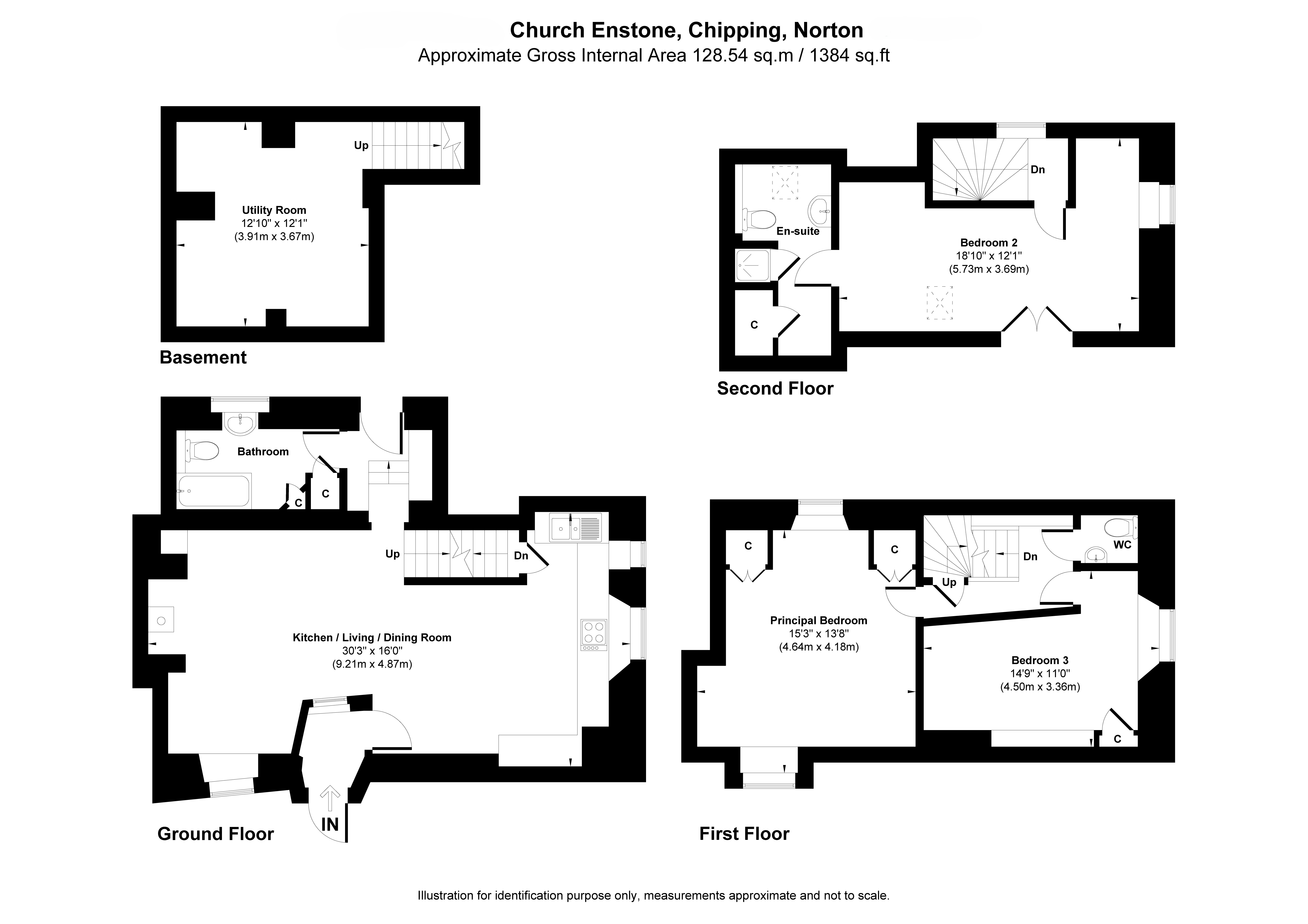 Manor Cottage,, Church Enstone, Oxfordshire floorplan