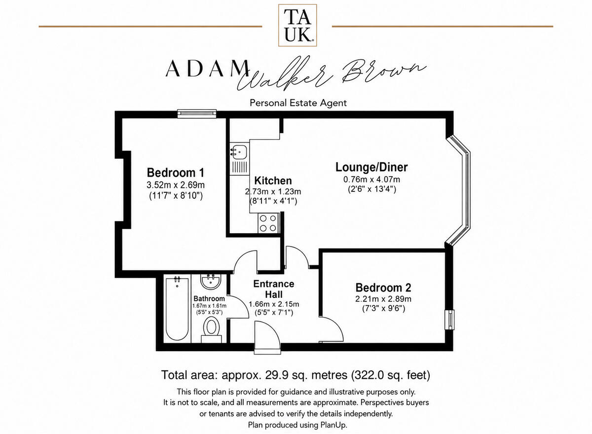 Flat 4, 92-94 Melton Road, Nottingham floorplan