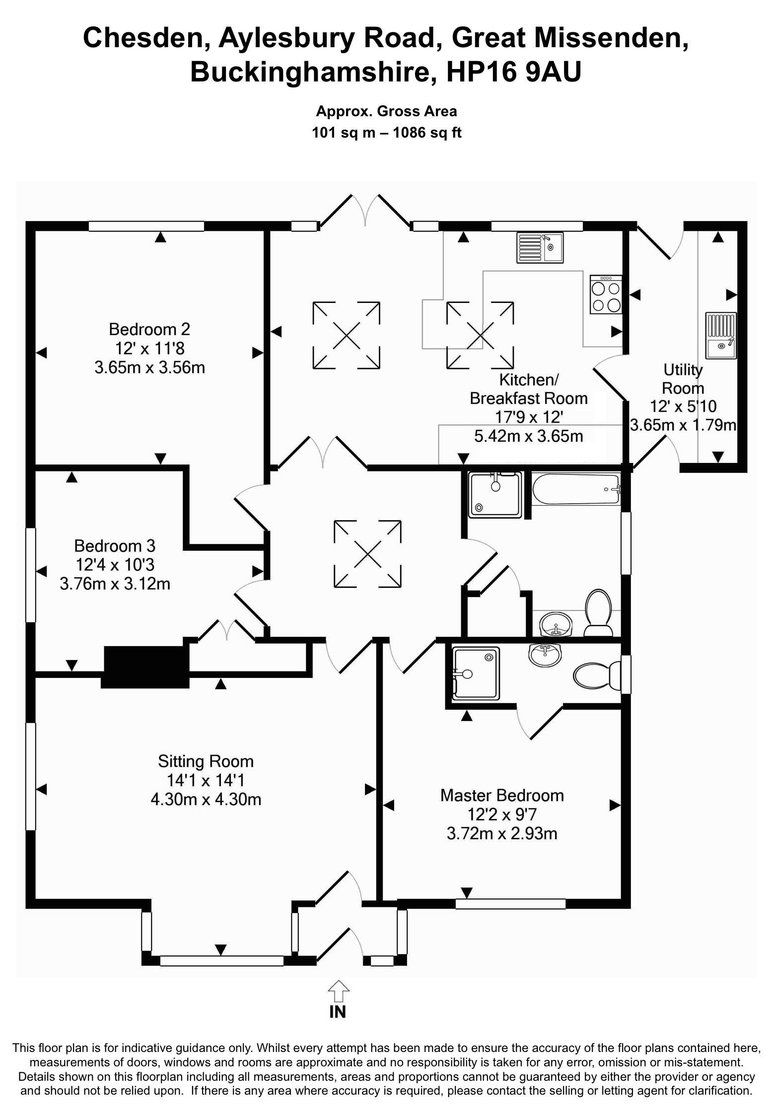 3 Bedrooms Detached bungalow to rent in Aylesbury Road, Great Missenden, Buckinghamshire HP16