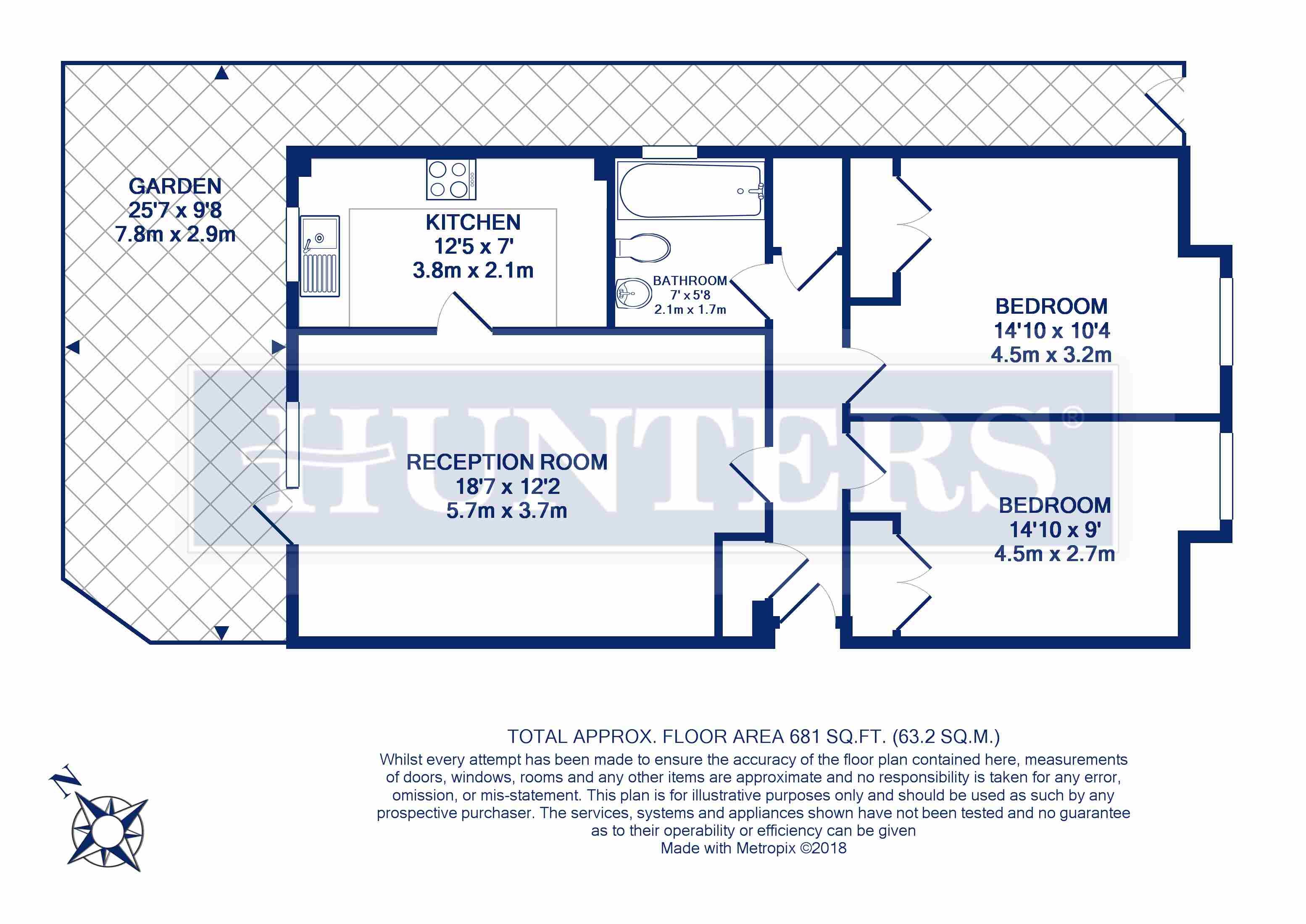 2 Bedrooms Flat for sale in Stafford Road, London NW6