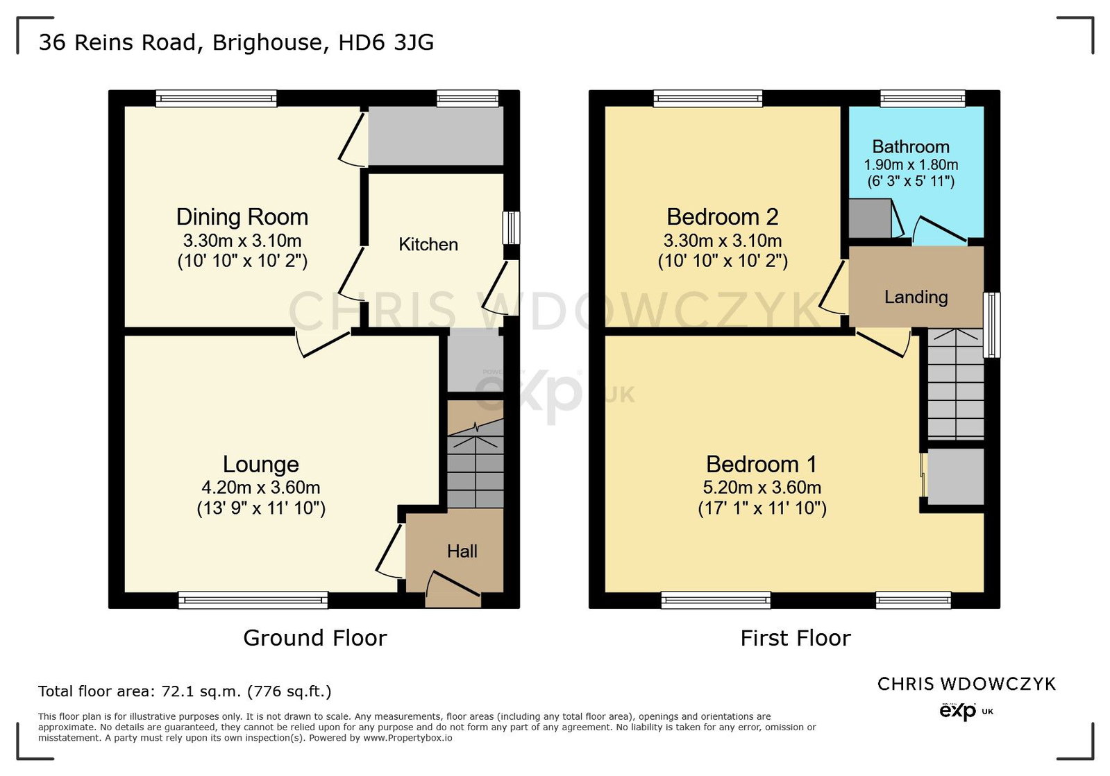 36, Reins Road, Brighouse floorplan