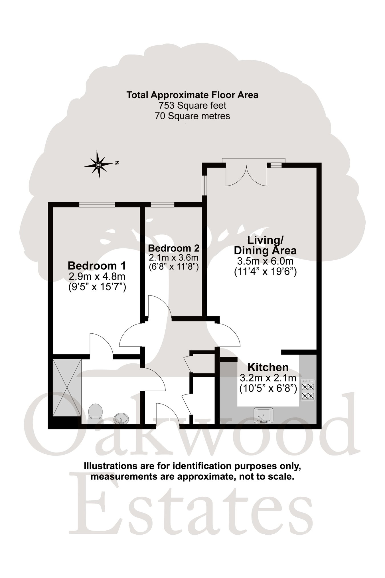 The Pines, Forest Close, Wexham floorplan