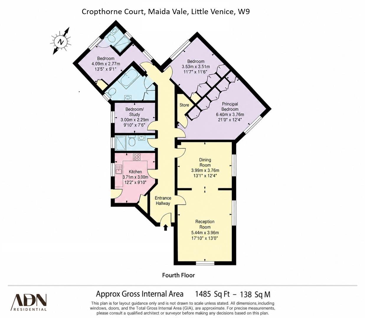 20-28 Maida Vale, London floorplan