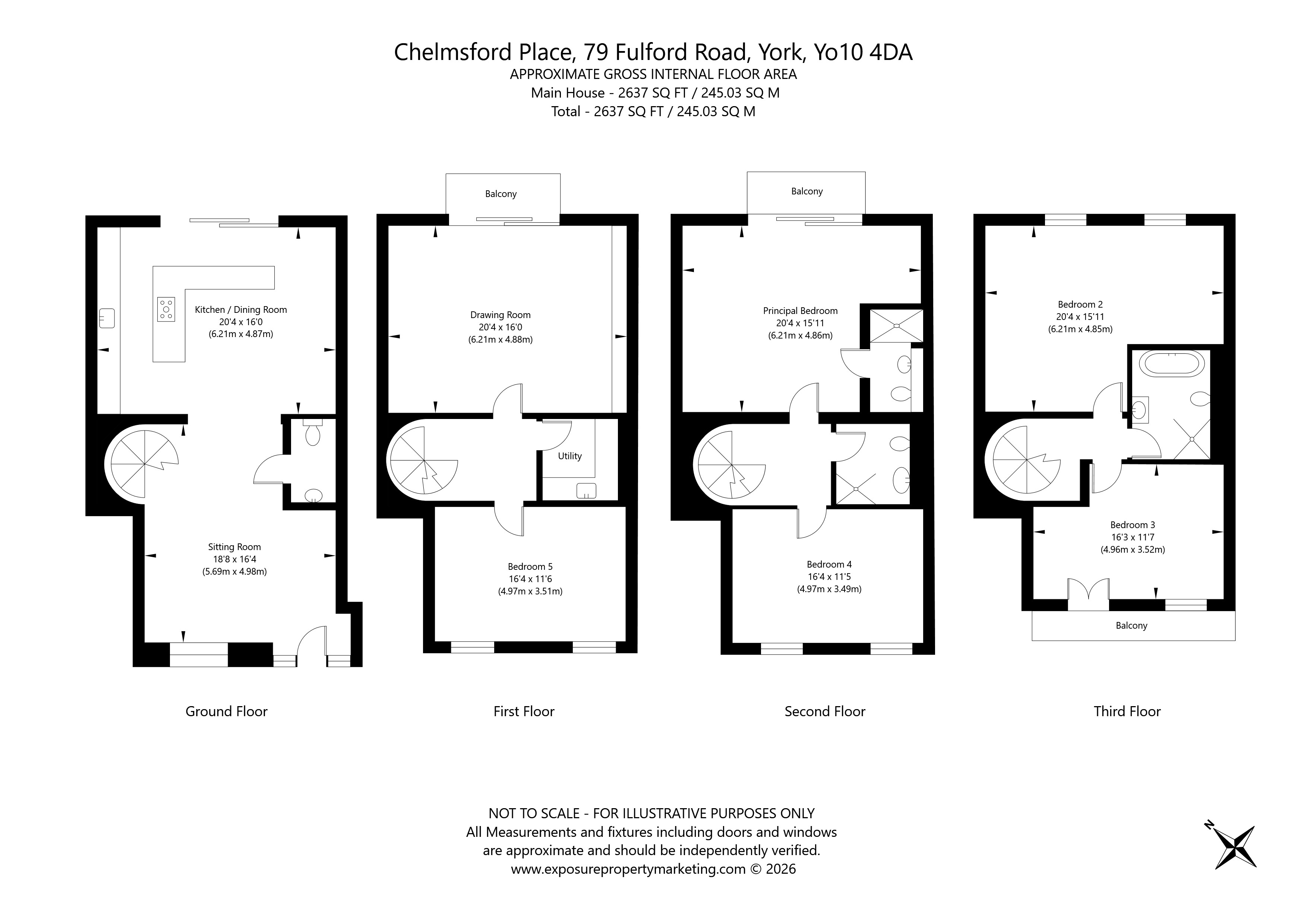 Chelmsford Place, 79, Fulford Road, York floorplan