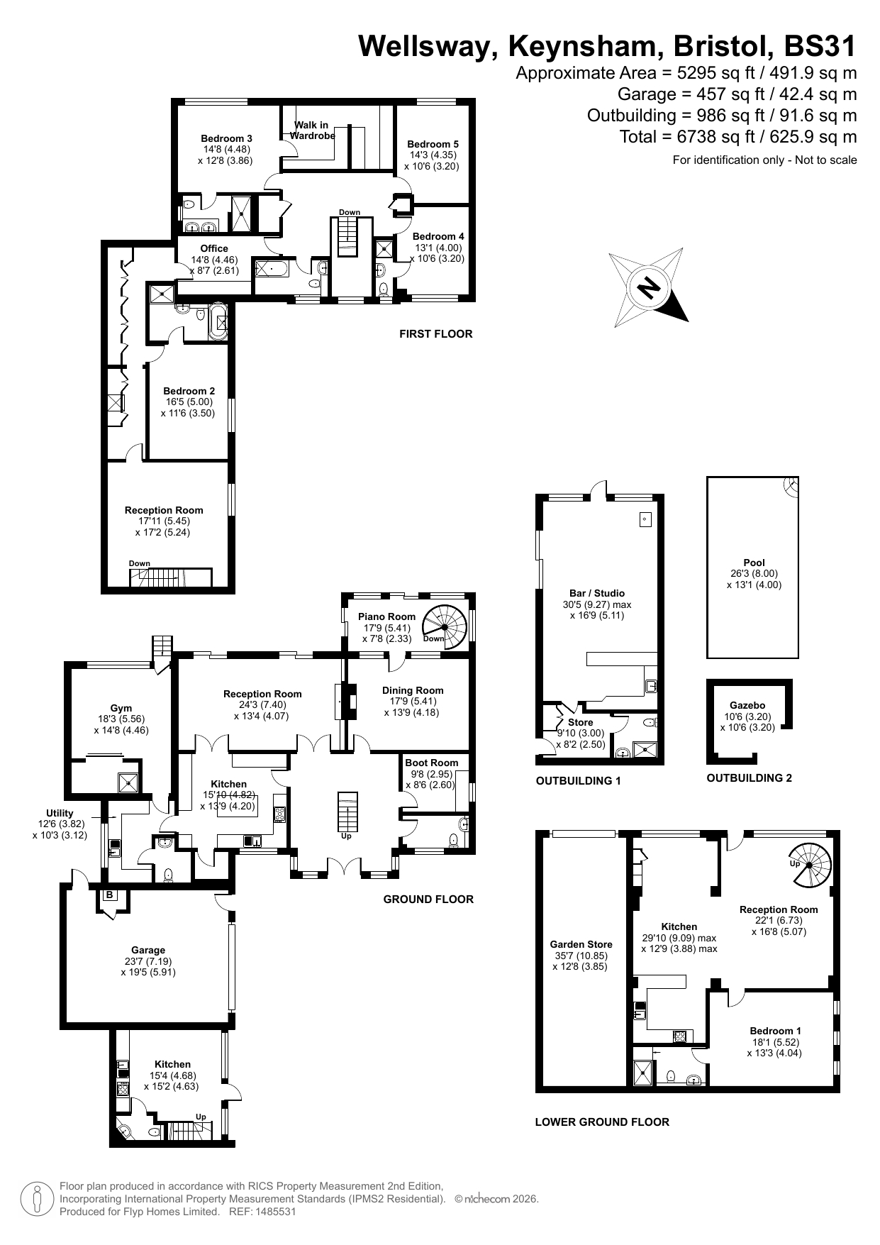 184, Wellsway, Keynsham floorplan