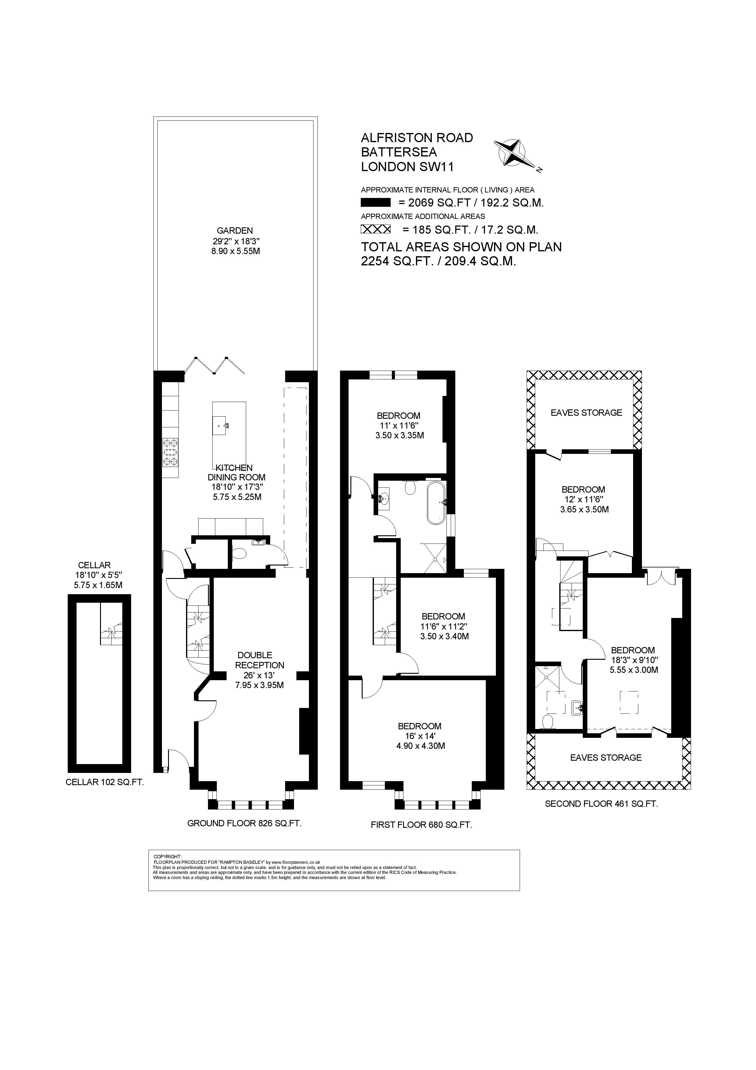 Alfriston Road, London floorplan
