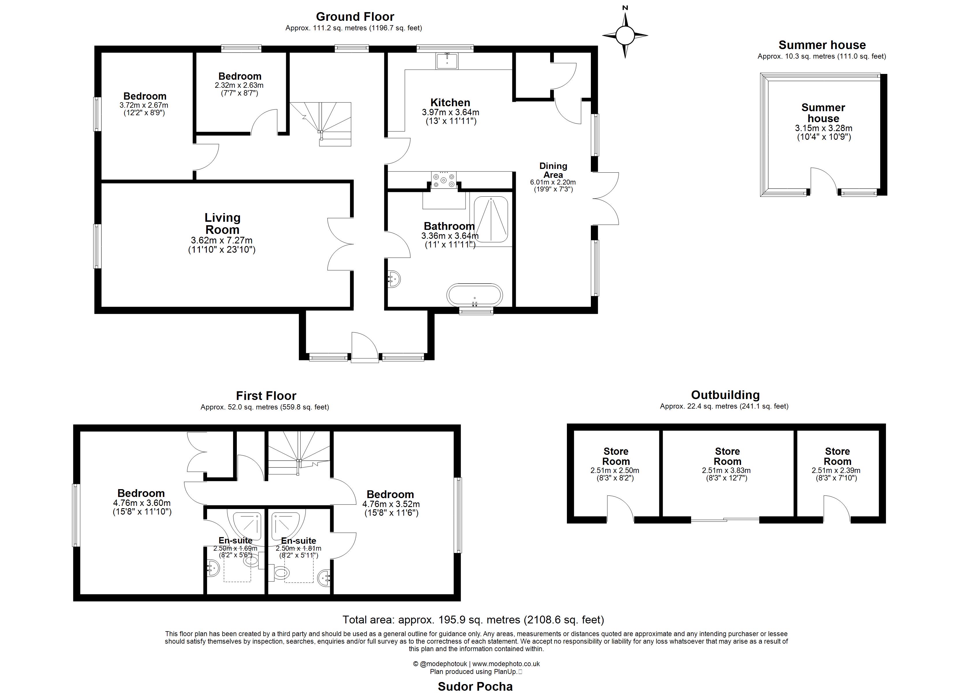 Sudorpocha,, Park Road, Bishop's Stortford floorplan