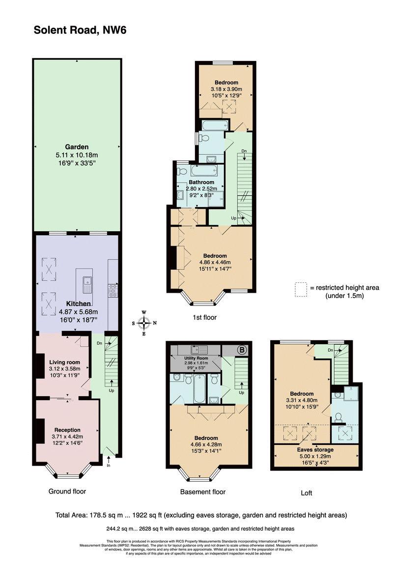57, Solent Road, London floorplan