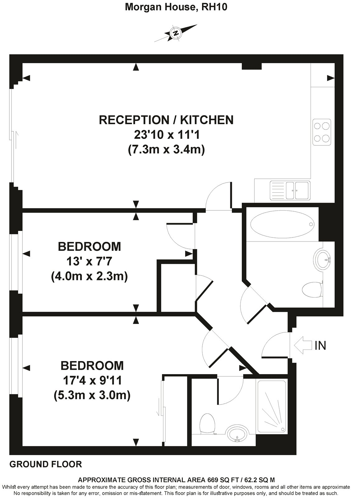 Trafalgar Gardens, West Sussex floorplan