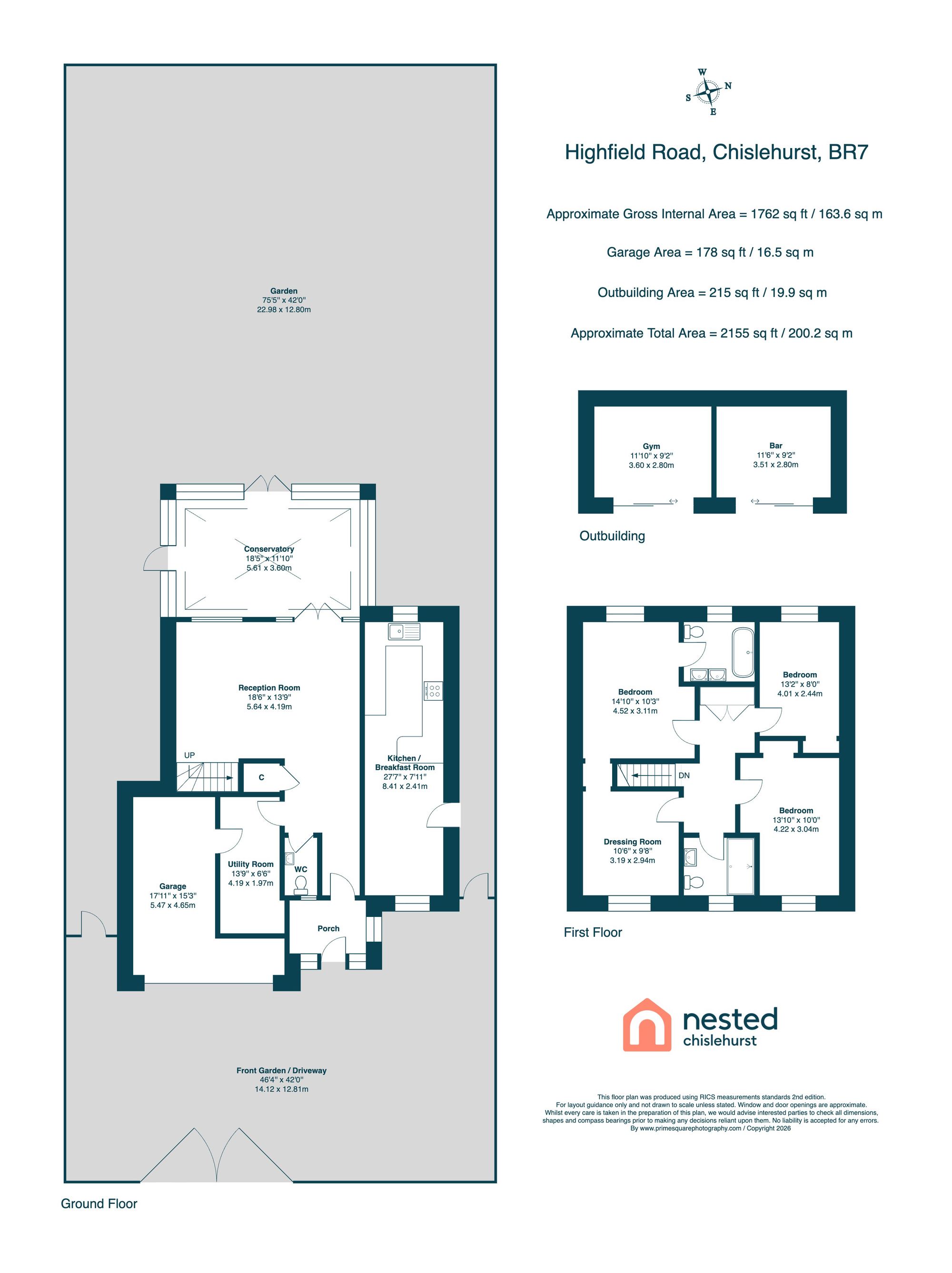 9 Highfield Road, Chislehurst floorplan