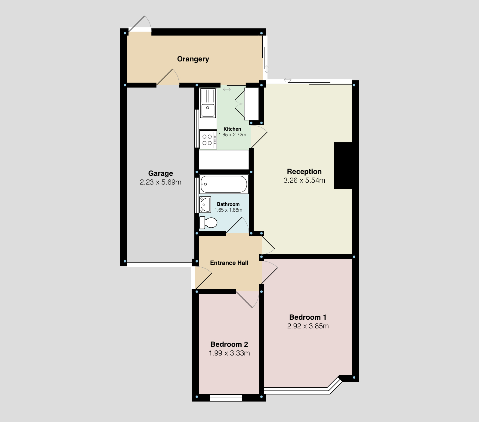 37, Flamborough Close, Birmingham floorplan