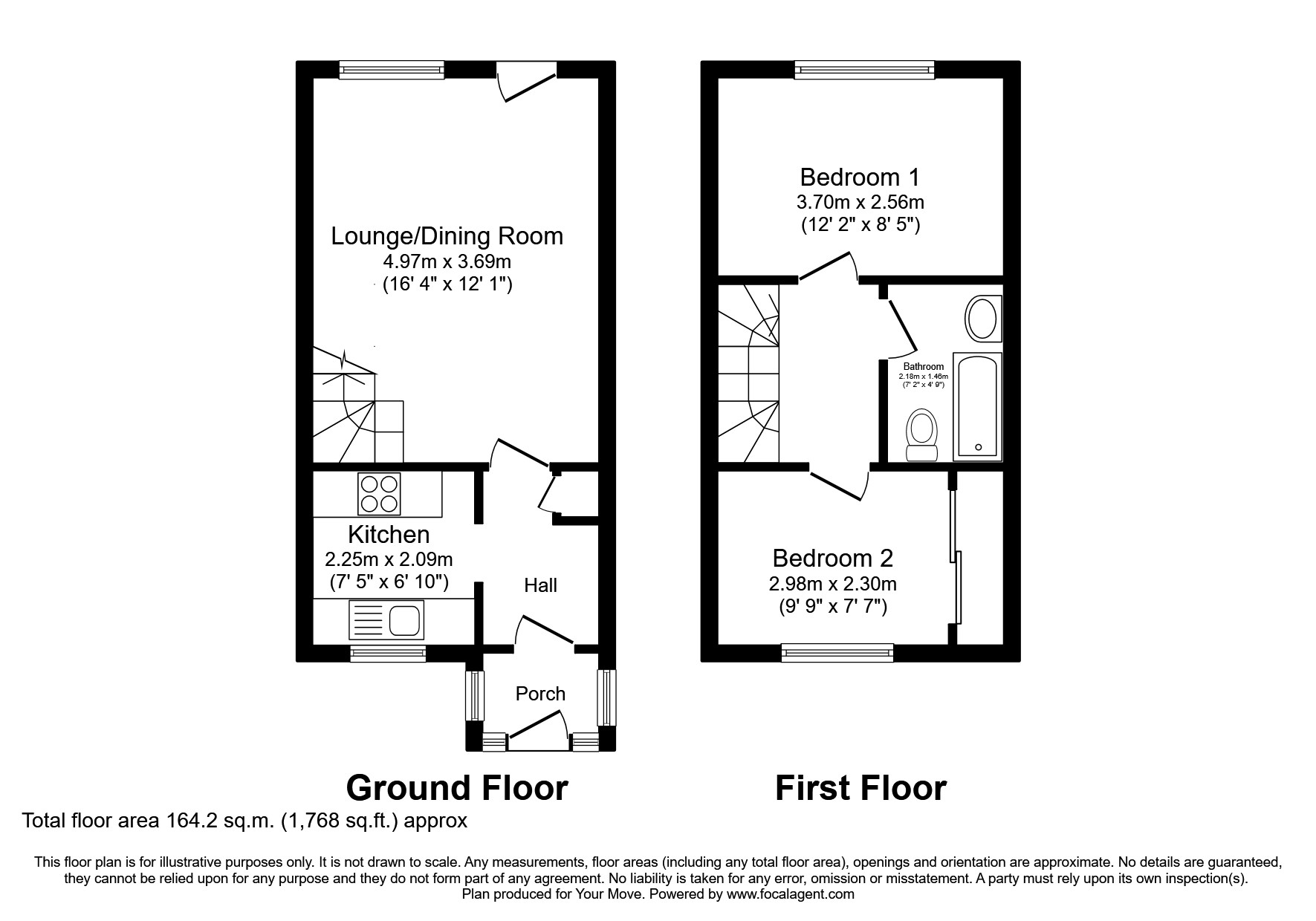 Melrose Drive, Perton Wolverhampton, Staffordshire WV6, 2 bedroom semi