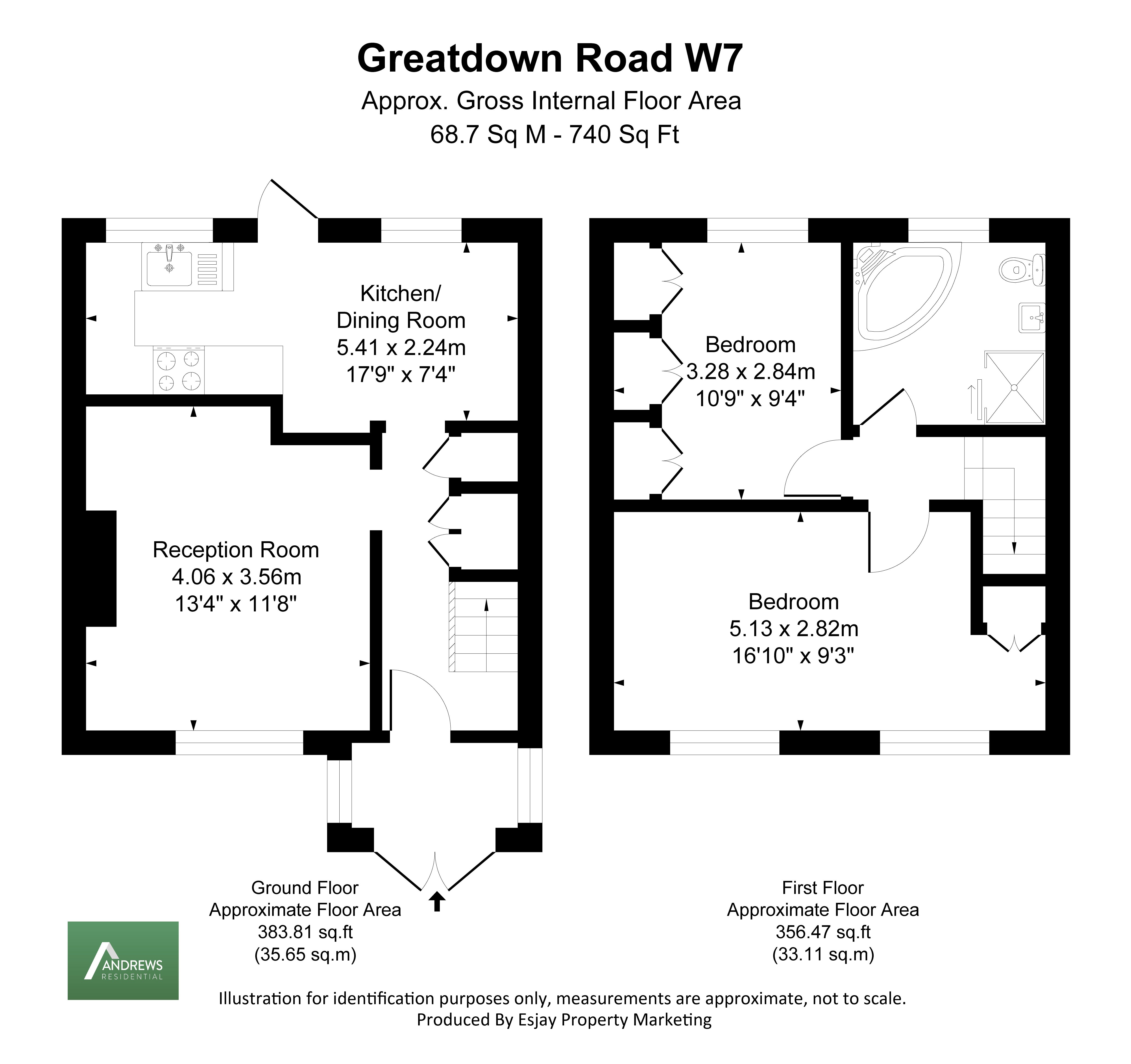 68, Greatdown Road, Hanwell floorplan