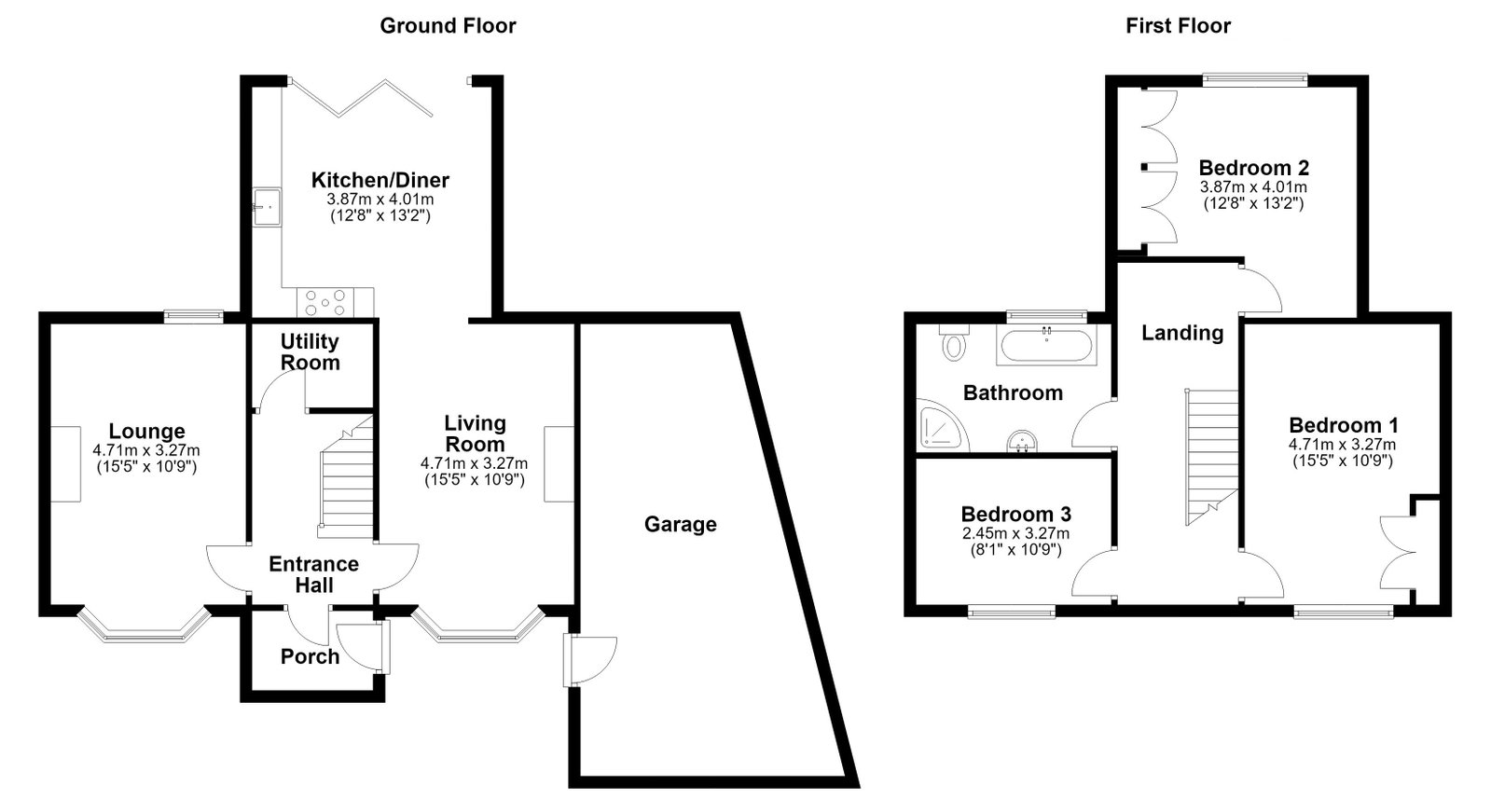 Lilac Cottage, Bridegate Lane, Hickling floorplan