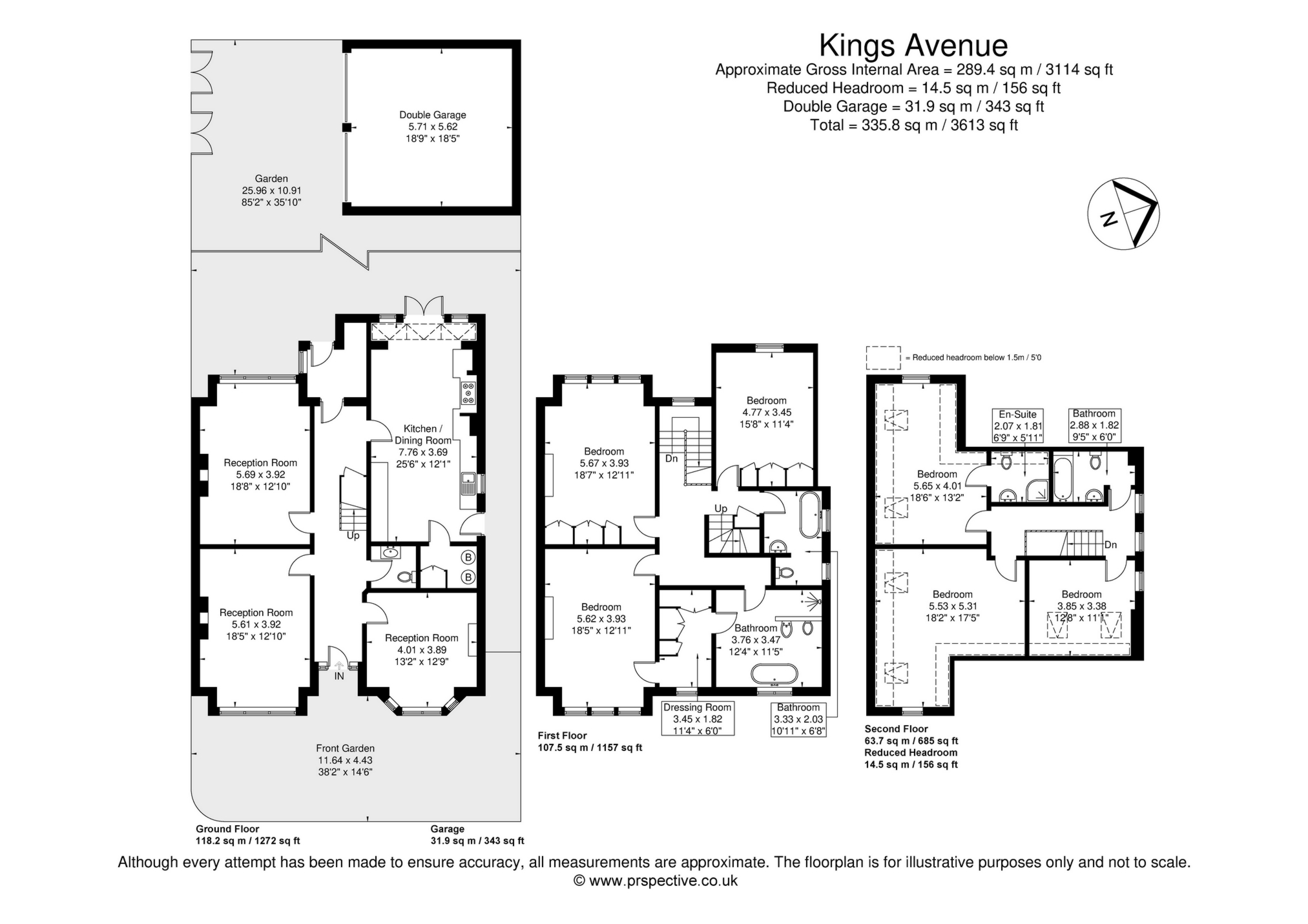 26, Kings Avenue, London floorplan