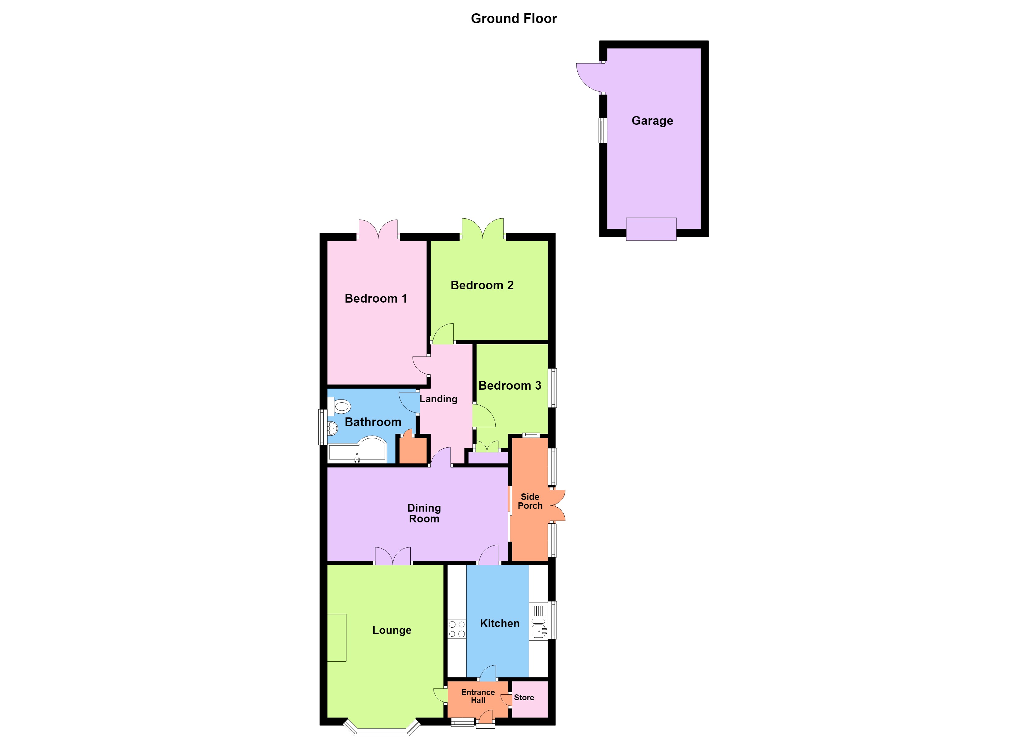 17, Hoddesdon Crescent, Doncaster floorplan