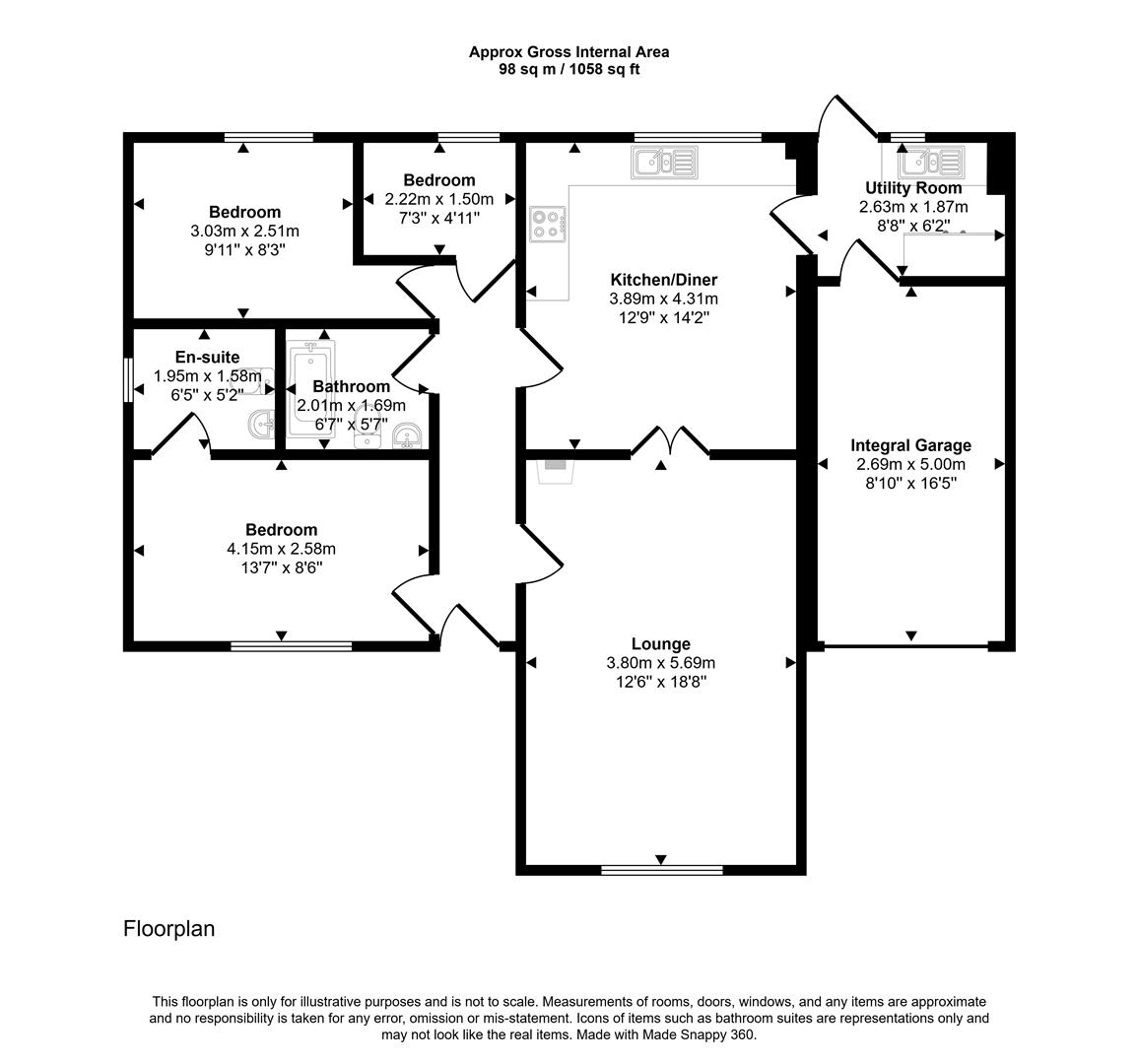Elmbrook, Llys Y Crofft, Whitland floorplan