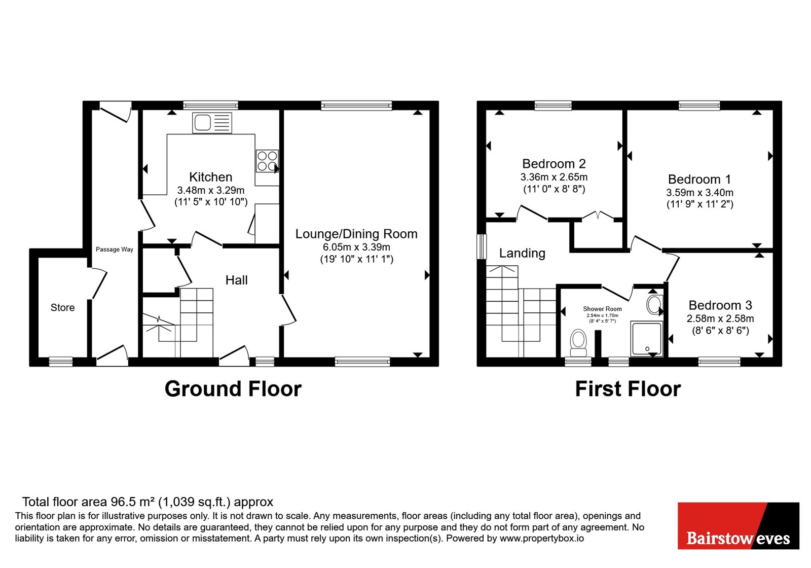 Amble Close, Lincolnshire floorplan