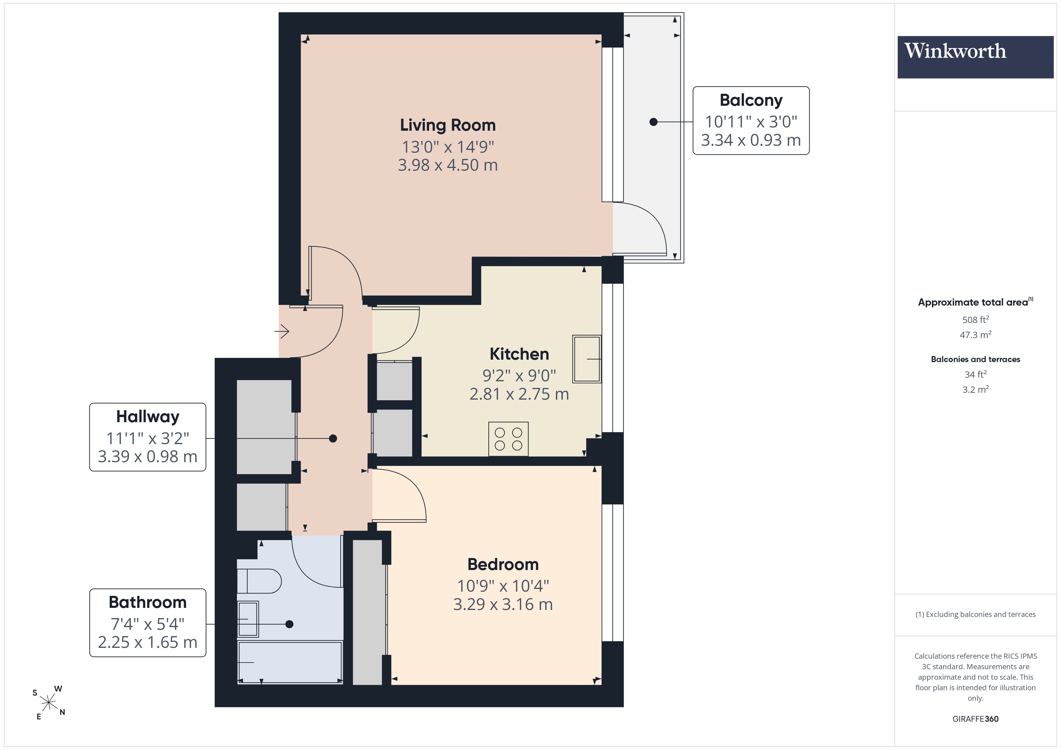 59, Marlborough Gardens, 24, Lovelace Road, Surbiton floorplan