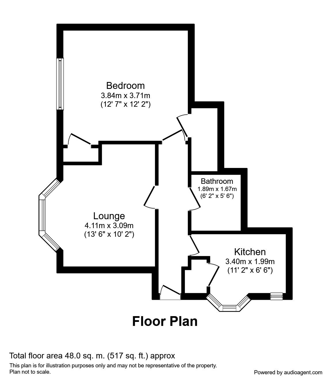 1 Bedrooms Flat to rent in Durham Avenue, Bromley BR2