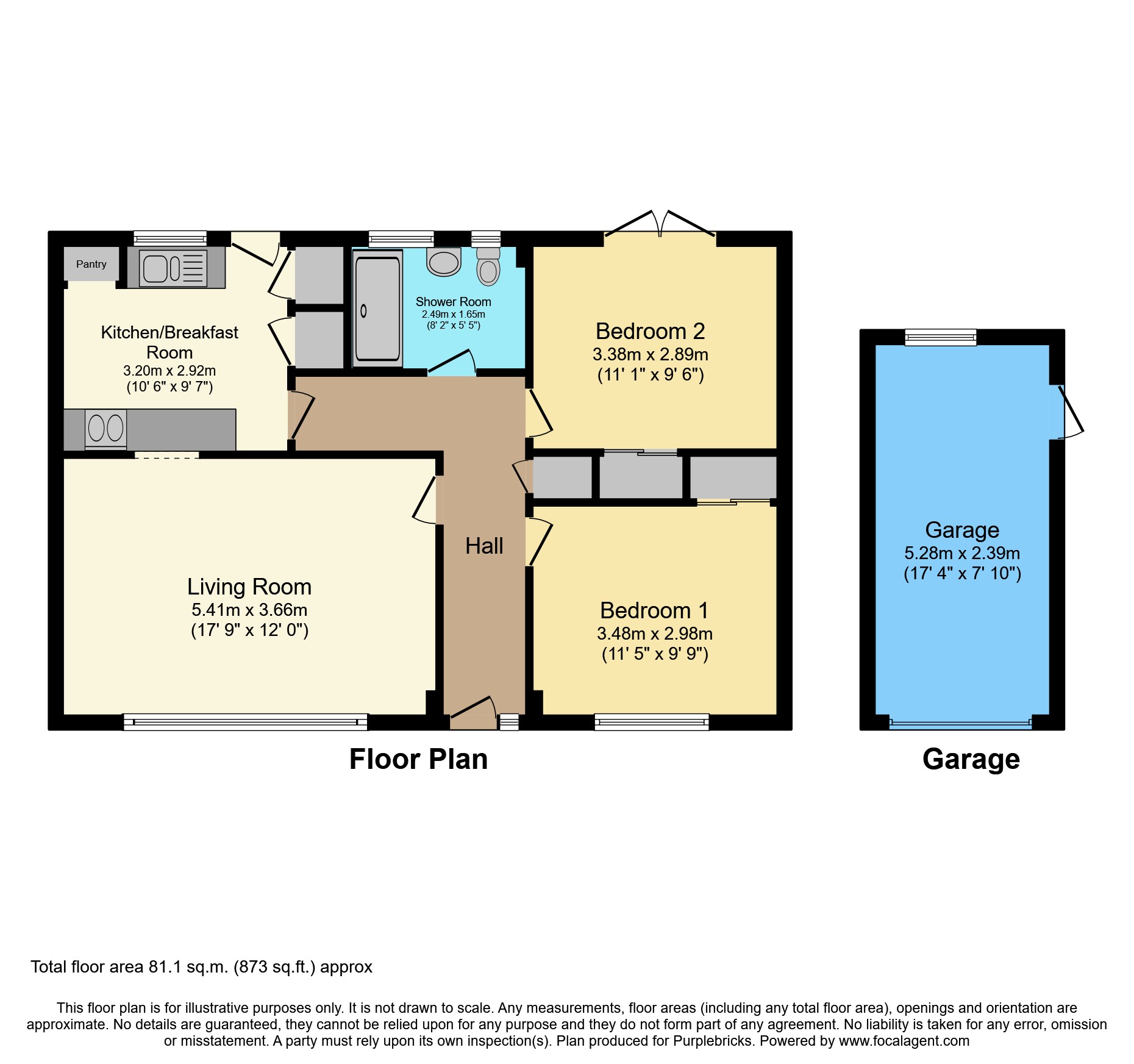 Compit Hills, Cromer NR27, 2 bedroom detached bungalow for sale