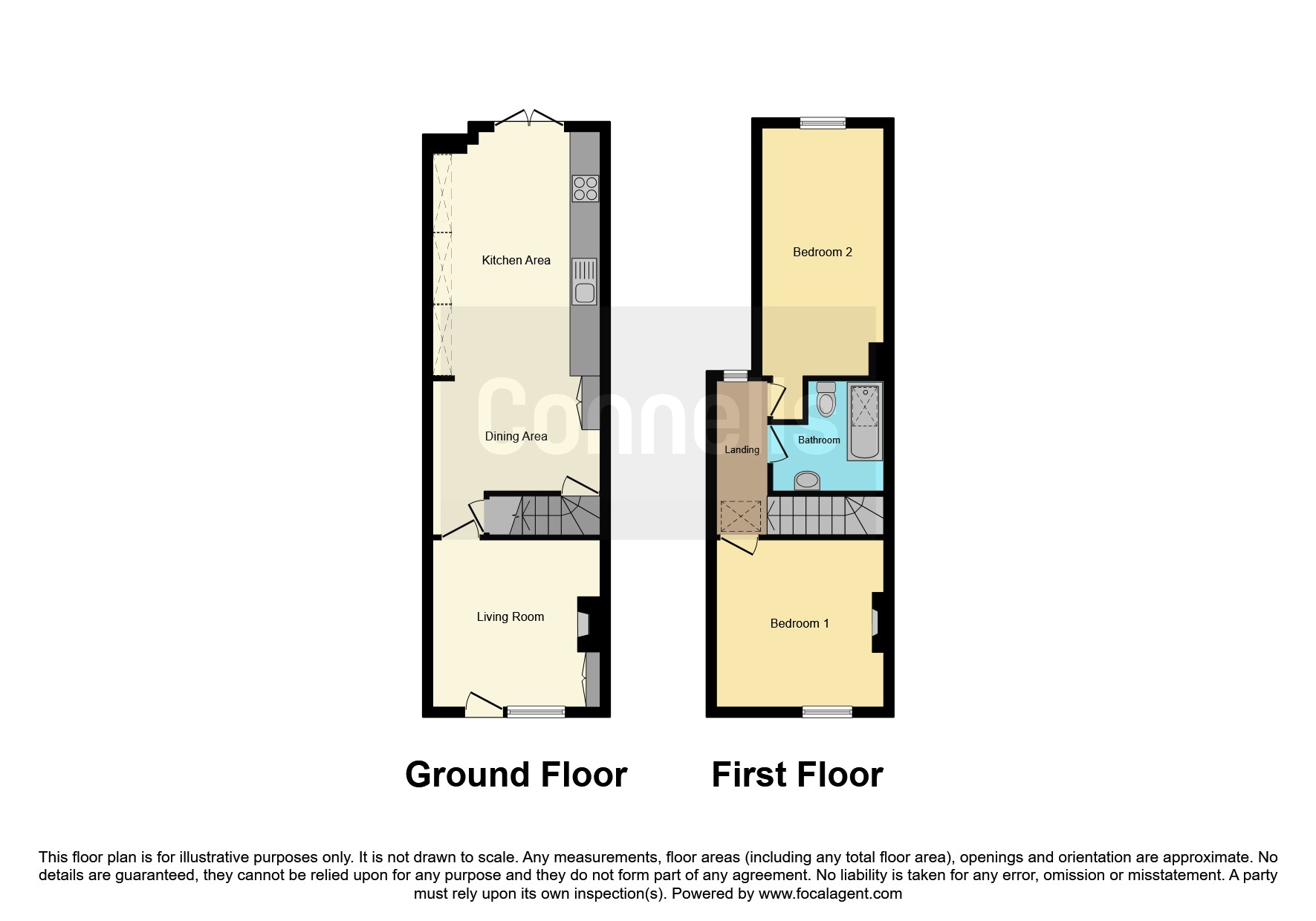 1, York Cottages, Quality Street, Redhill floorplan
