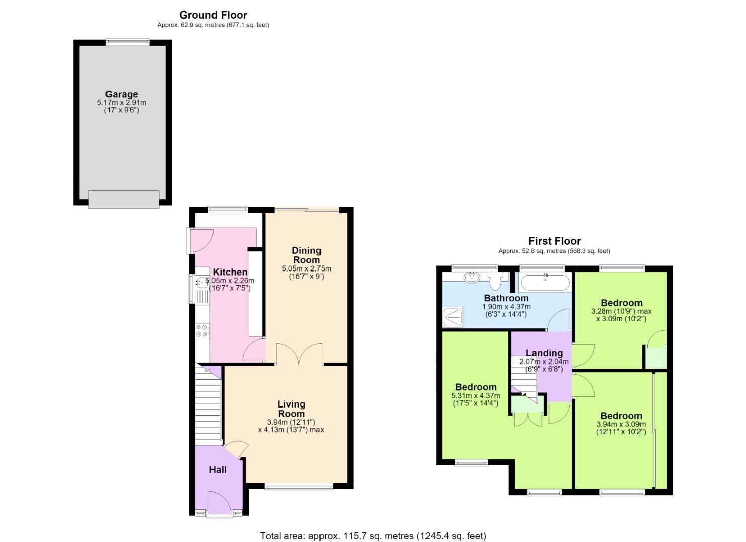 190, Mount Pleasant, Nottingham floorplan