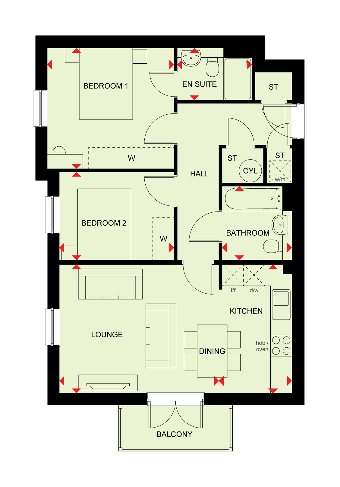 H749097, Crawley Down Road, Felbridge floorplan