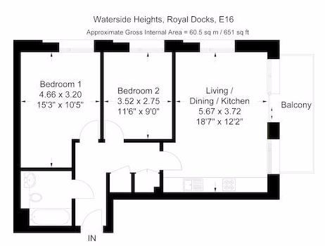 2 Bedrooms Flat to rent in Booth Road, London E16