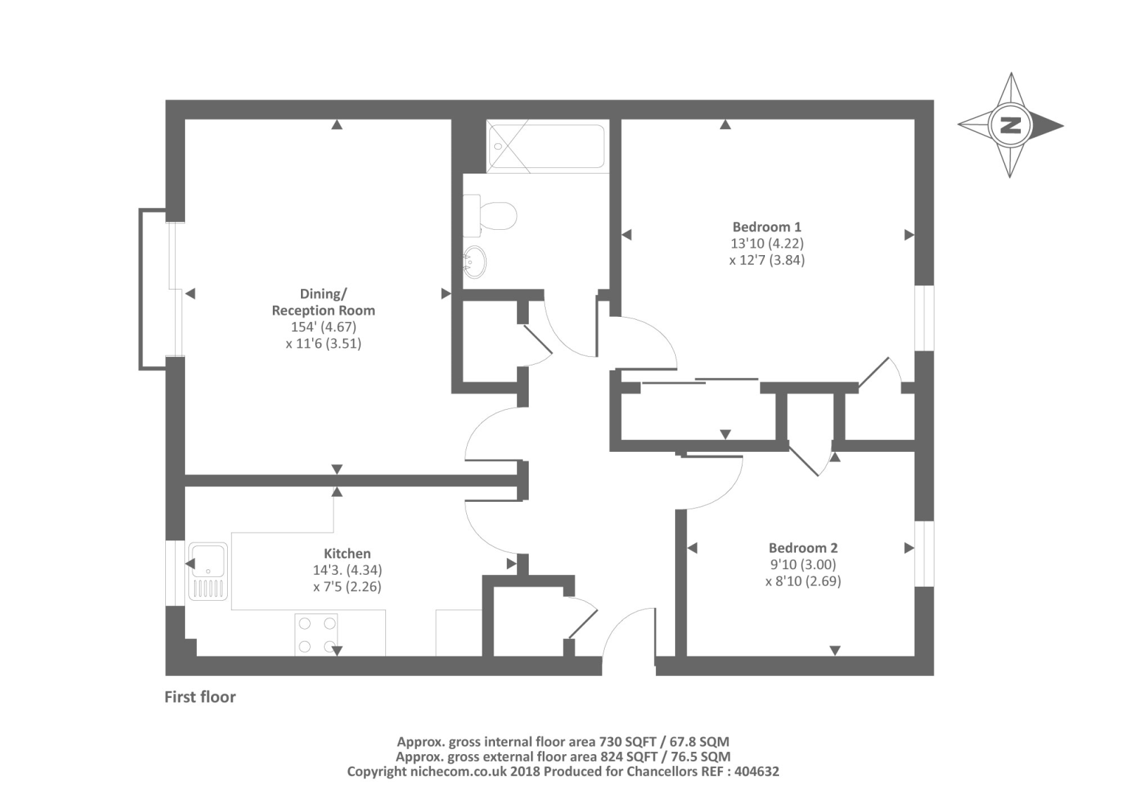 2 Bedrooms Flat for sale in Stanwell, Surrey TW19