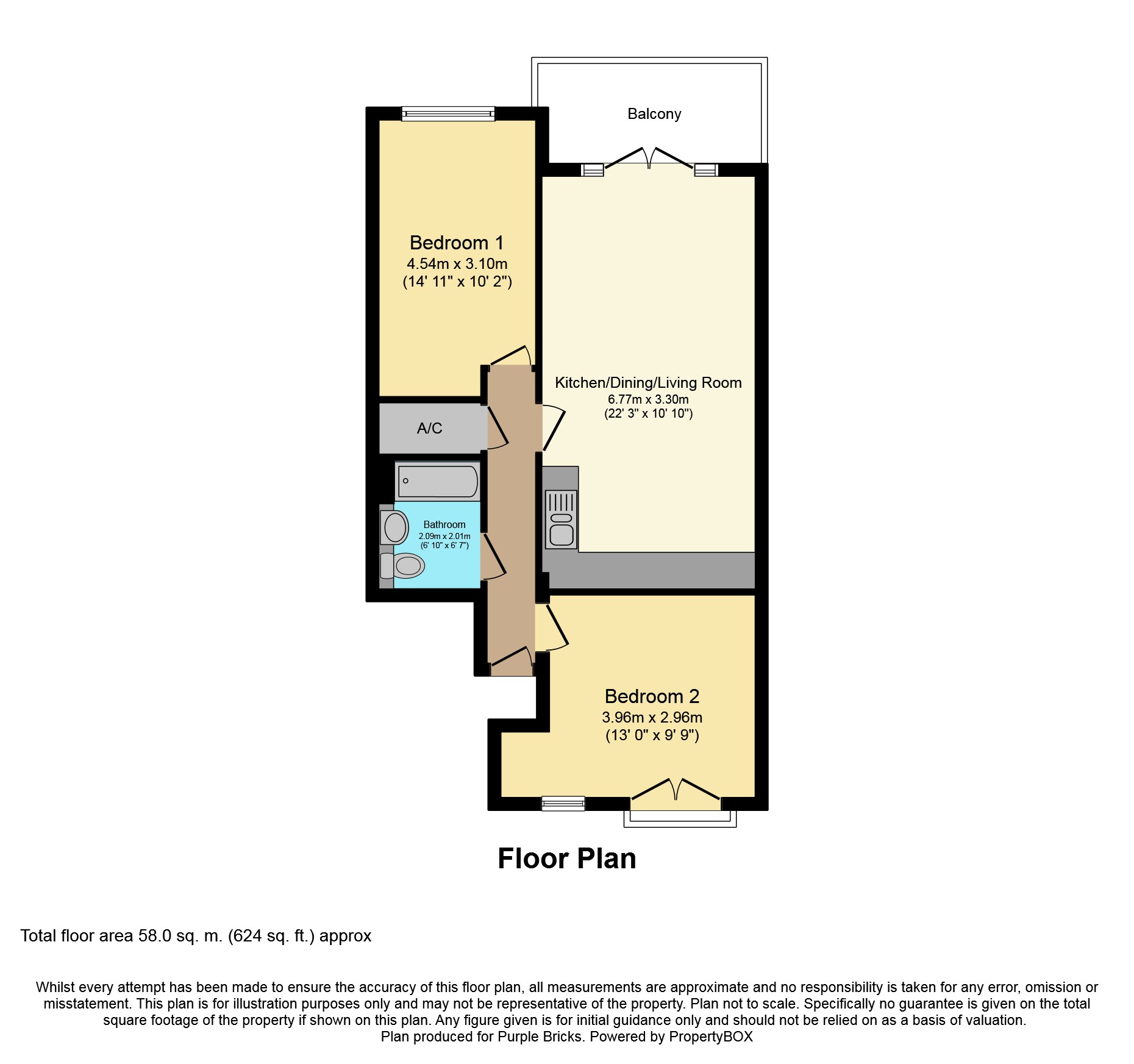 37 Rectory Road, Boston PE21, 2 bedroom flat for sale 58778686