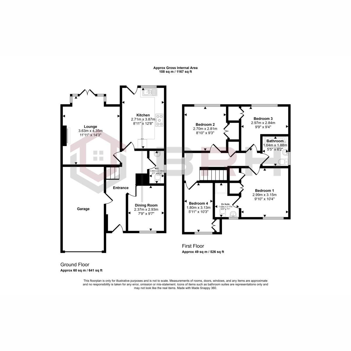 15, Arlott Way, Doncaster floorplan