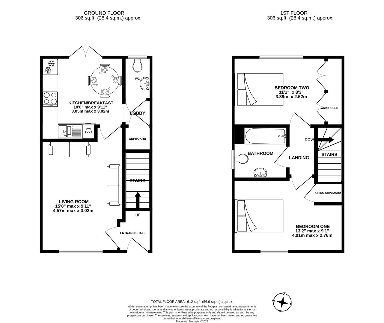 67, Thetford Way, Swindon floorplan