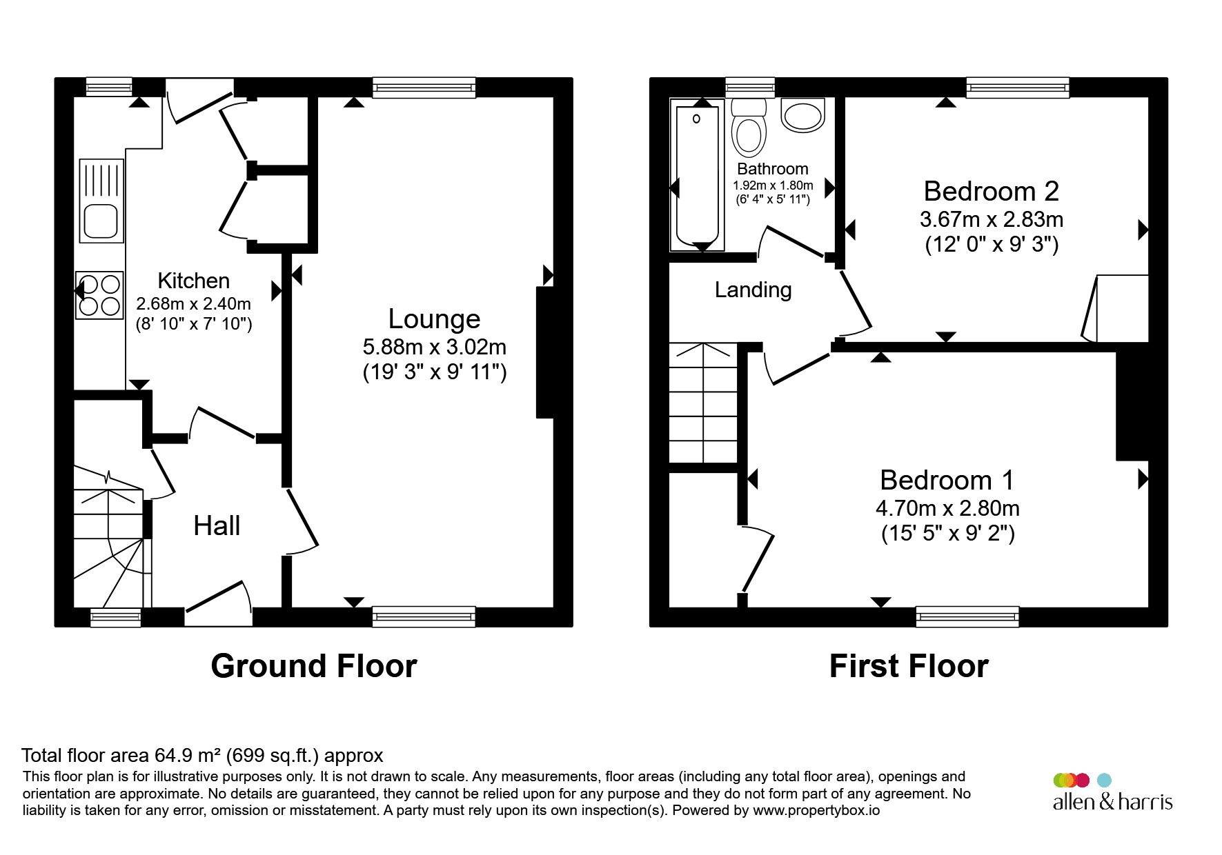 12, Ardle Avenue, Kilmarnock floorplan