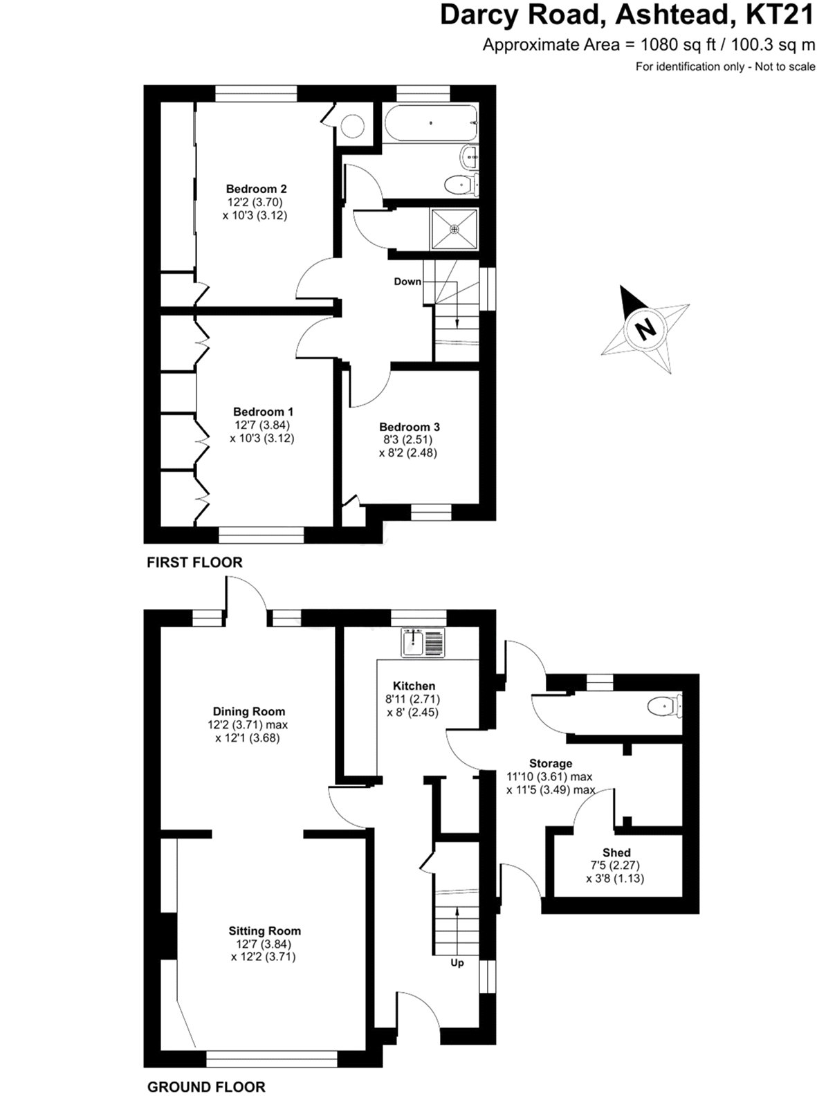 45, Darcy Road, Surrey floorplan