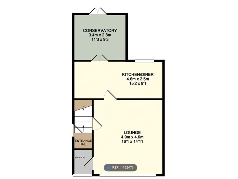 3 Bedrooms Semi-detached house to rent in Collins Avenue, Sutton-In-Ashfield NG17