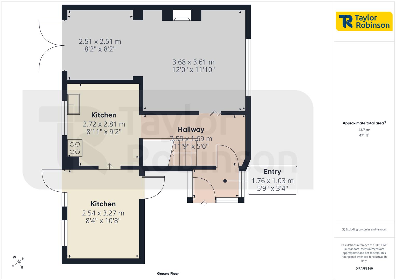 2, Coney Close, Crawley floorplan