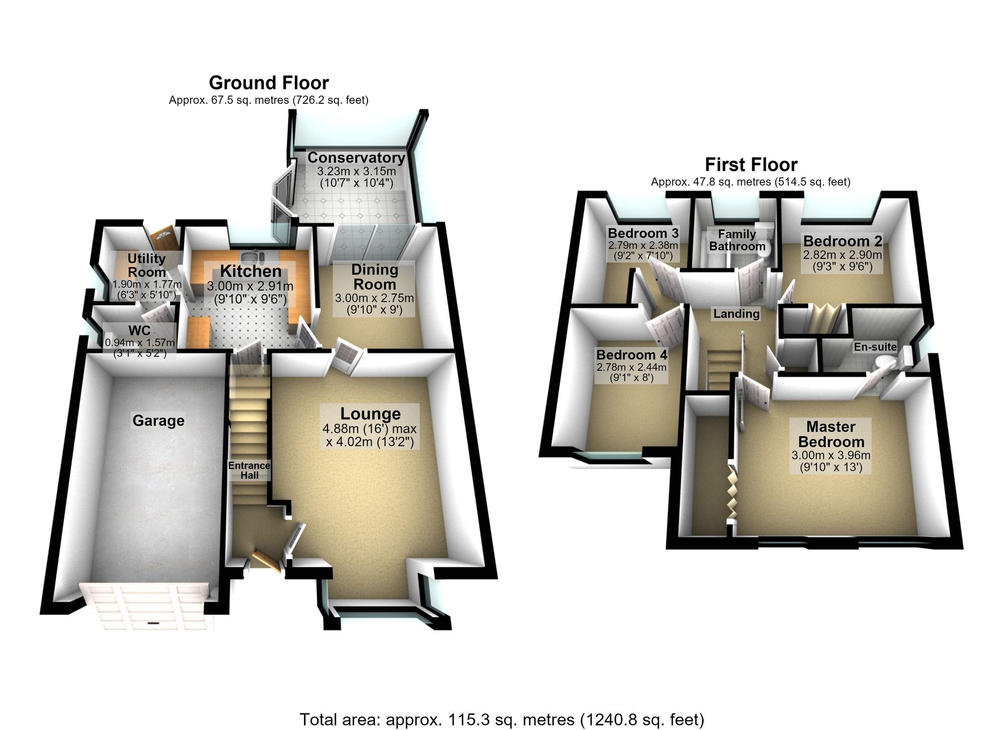 30 Haddon Close, Wellingborough floorplan