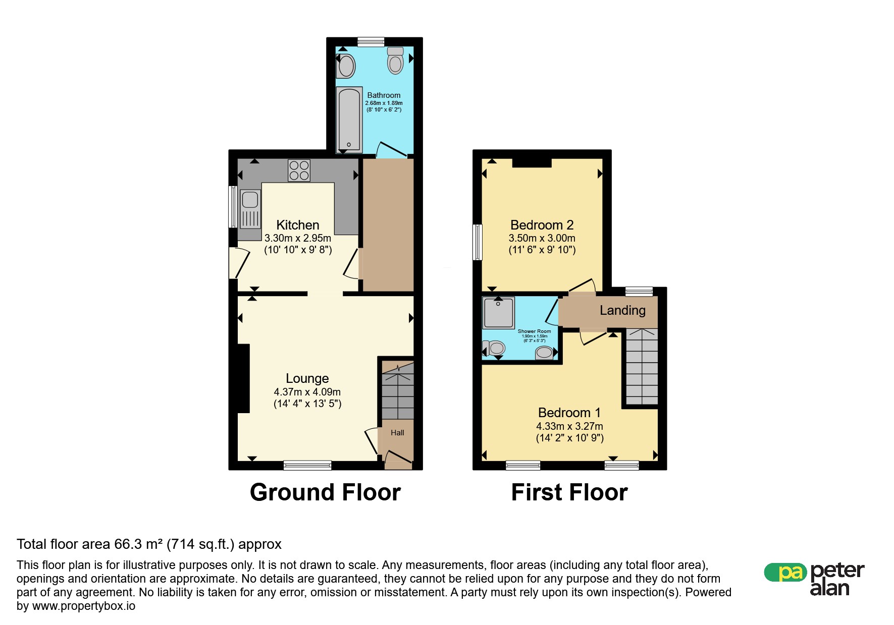 62, Church Road, Neath floorplan