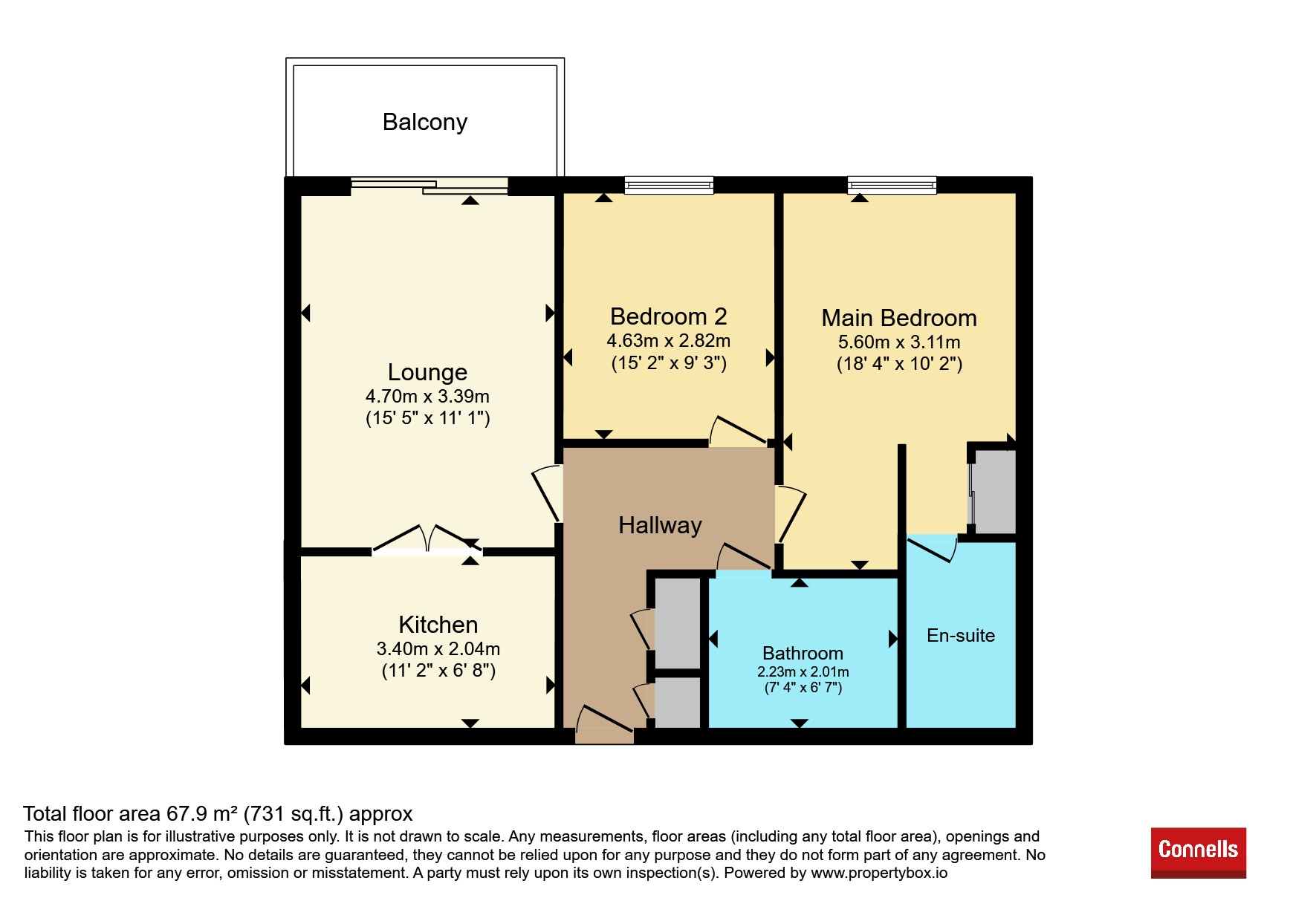 Flat 29, Ashleigh Court, 29, Loates Lane, Watford floorplan