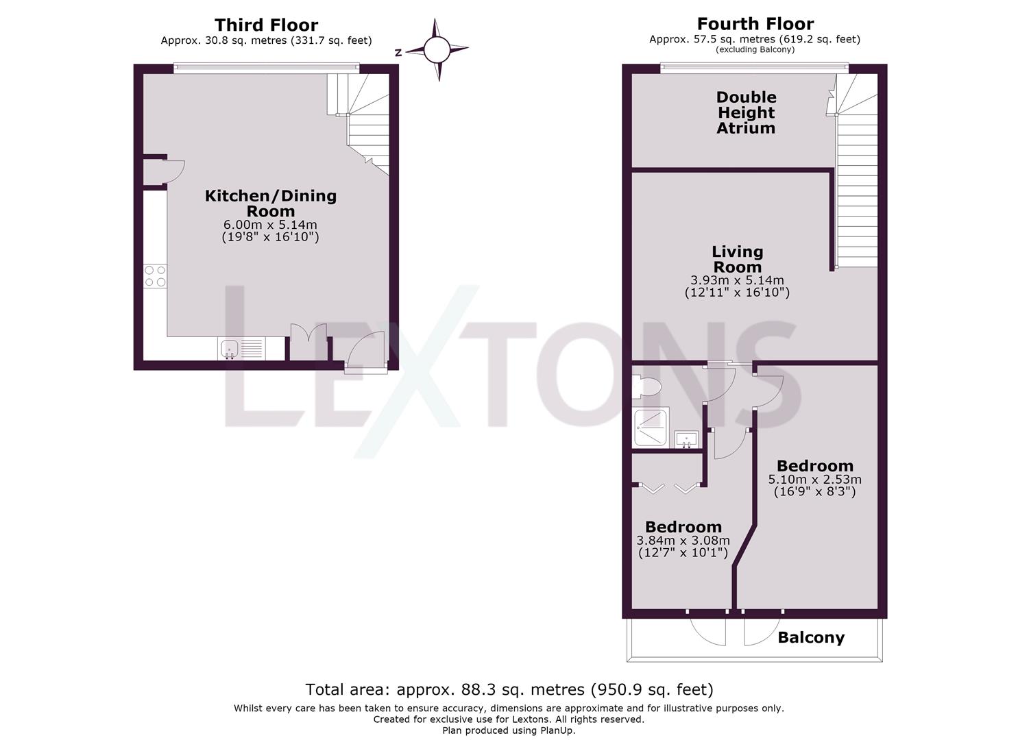 Flat 9, 1A, Connaught Road, Hove floorplan