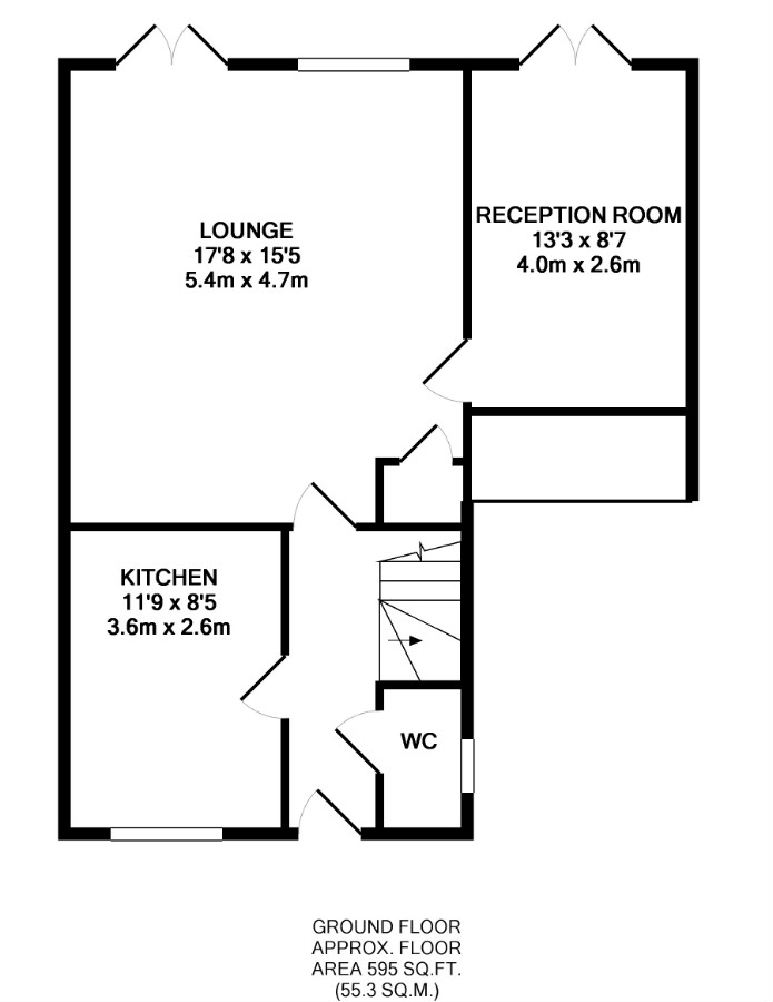 3 Bedrooms Terraced house for sale in Guernsey Way, Ashford TN24