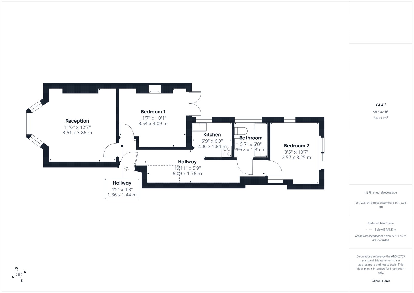 224, Blythe Road, London floorplan
