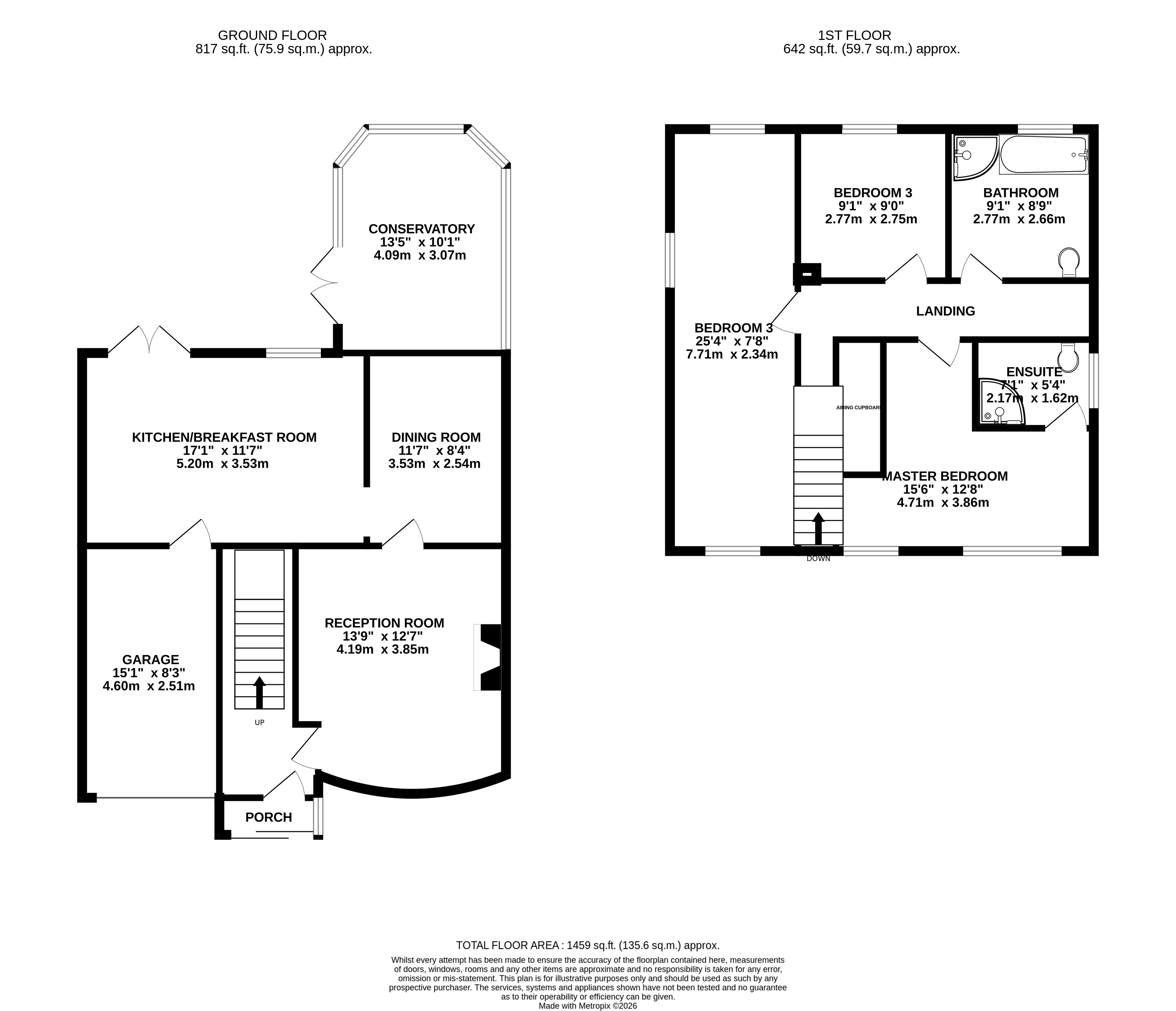 6, Springbrook Close, Birmingham floorplan